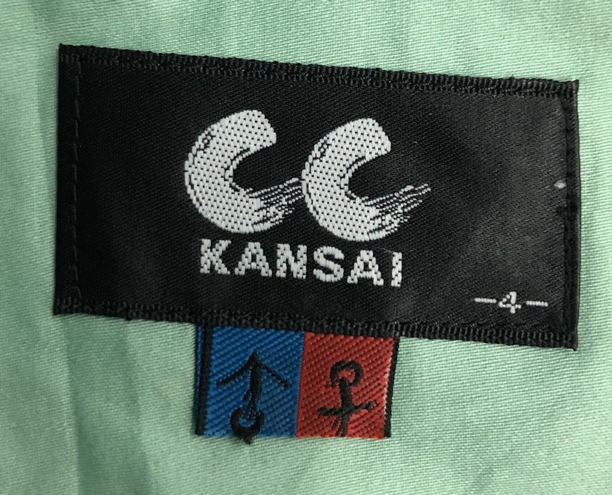 Kansai Yamamoto Vintage Kansai Yamamoto Short Sleeve Shirt Button Up Size US L / EU 52-54 / 3 - 11 Thumbnail