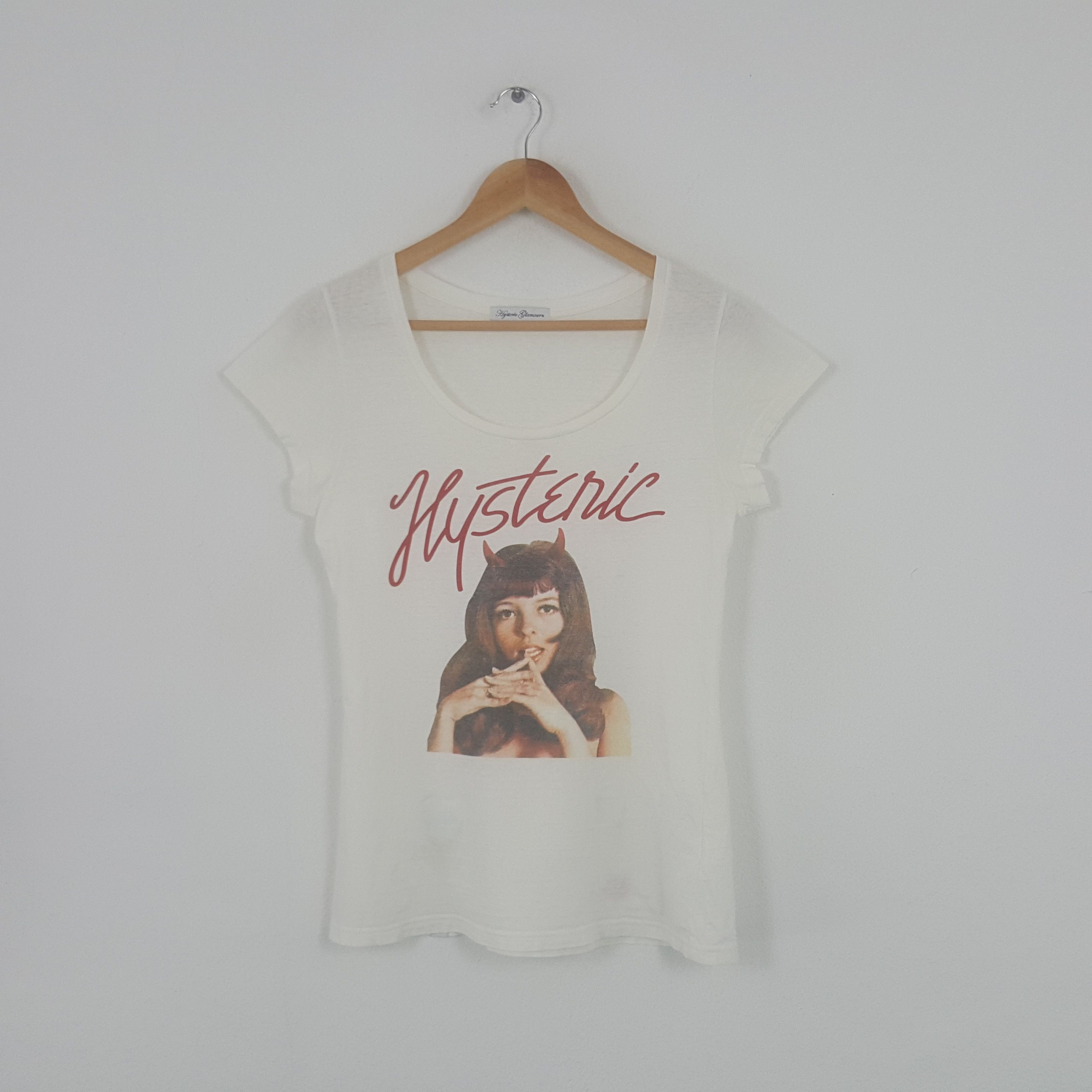 Vintage Hysteric Glamour Japanese Brand Punk Style Tshirt