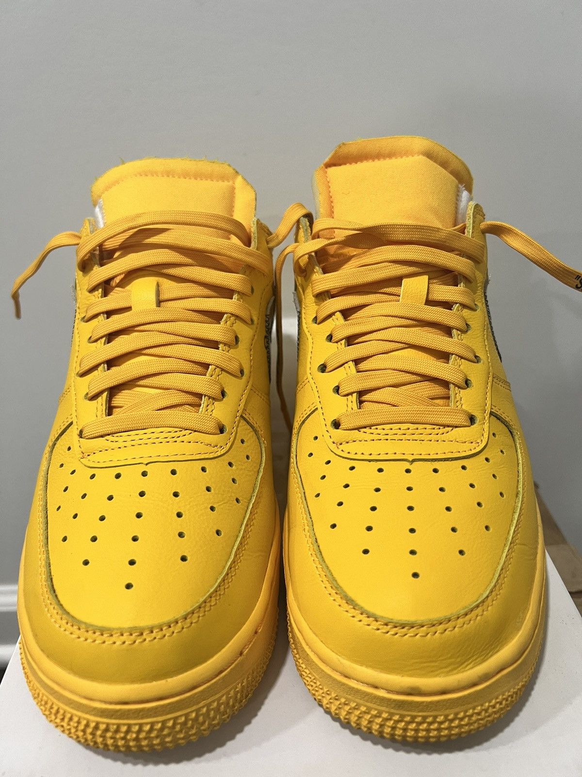 Nike × Off-White Nike Air Force 1 Low Off White ICA Gold Size US 7.5 / EU 40-41 - 2 Thumbnail