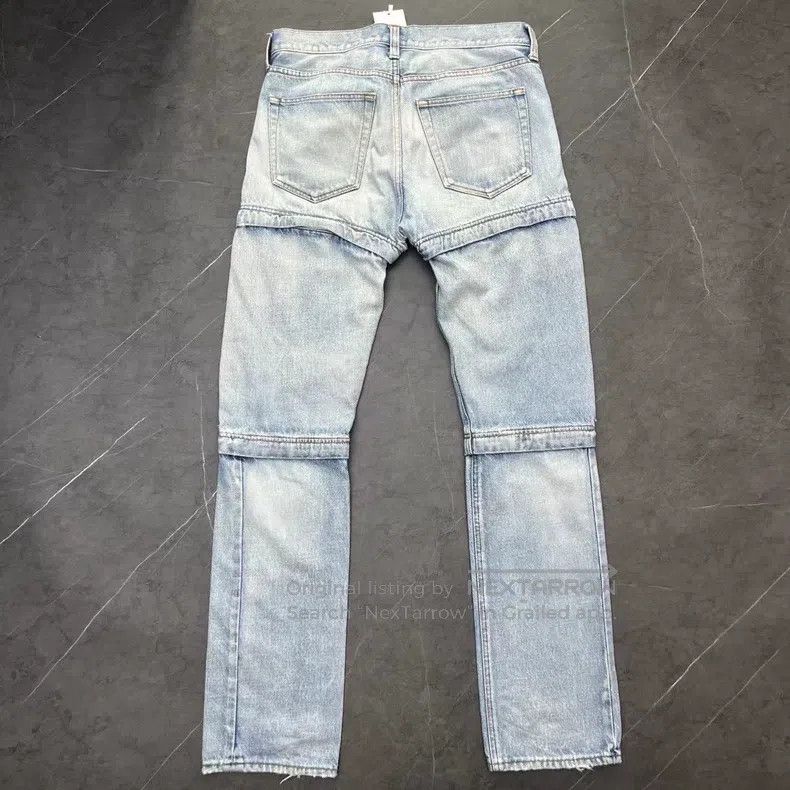 Balenciaga Balenciaga Three-Section Removable Denim Pants Size US 29 - 2 Thumbnail