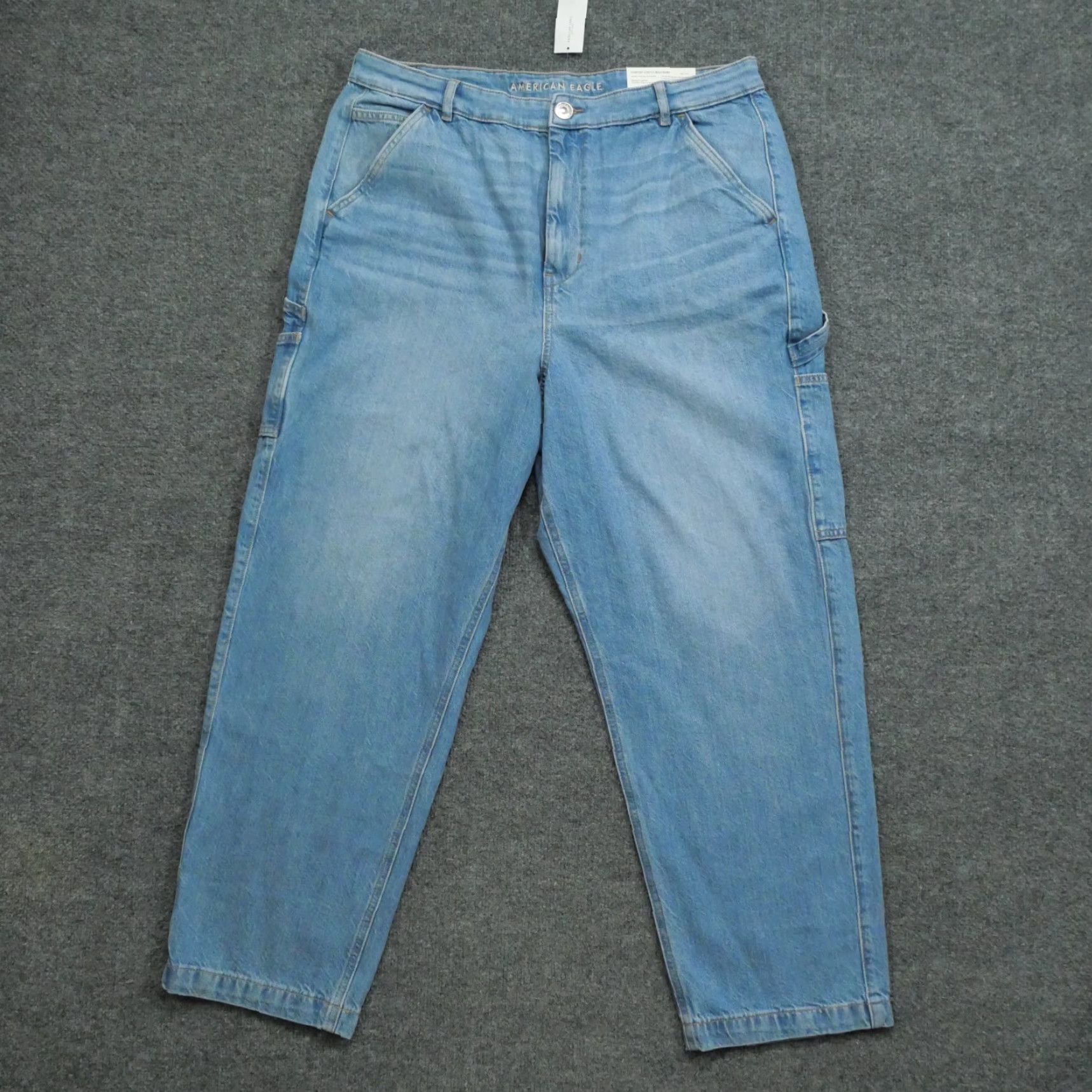 American Eagle Outfitters VINTAGE American Eagle Outfitters Jeans Women's 18 Blue Denim High Rise Boyfriend 90s Distressed 5-Pocket Design Jeans Womens Size 24" / US 00 / IT 34 - 2 Thumbnail