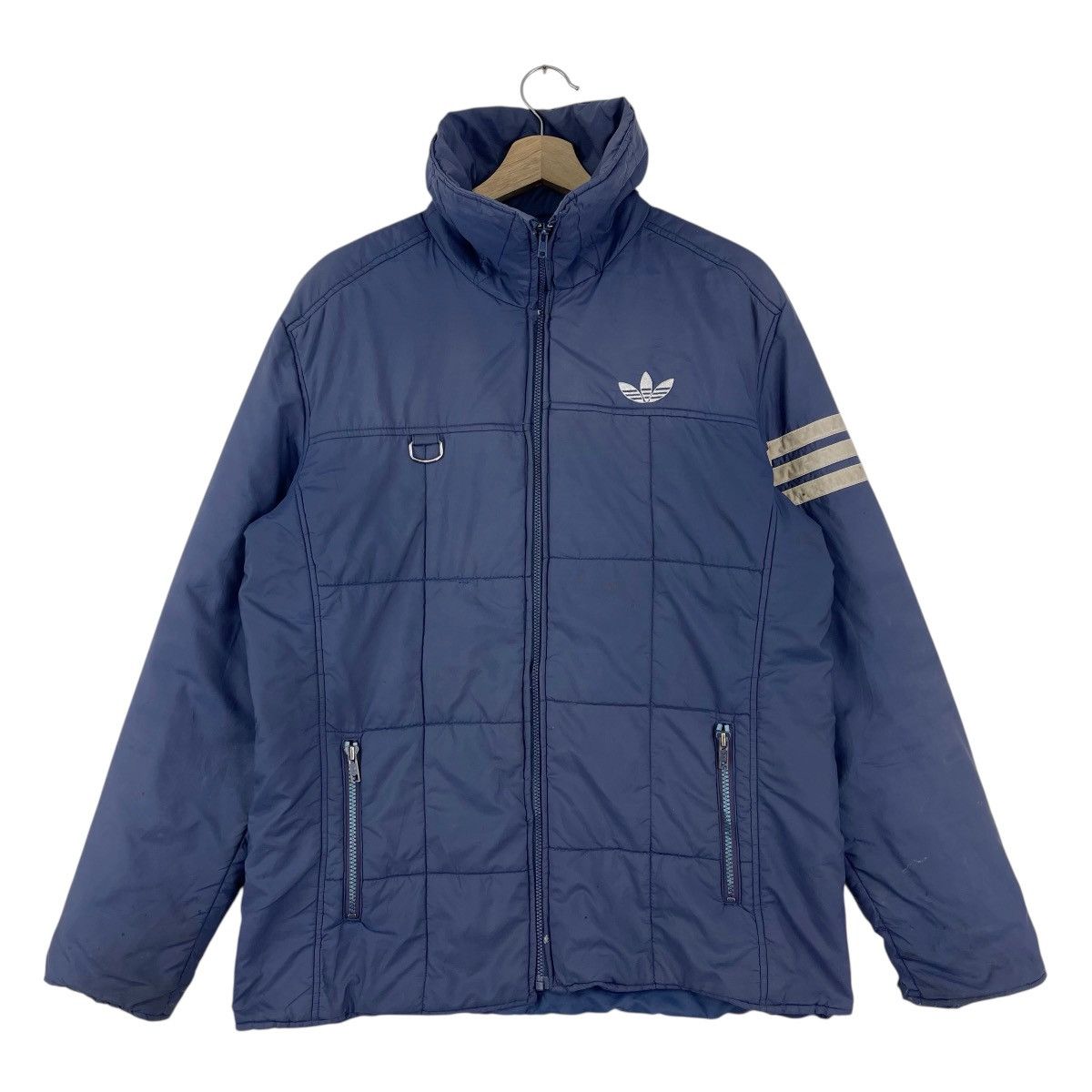 90’s AdidasTrefoil Logo Padded Jacket