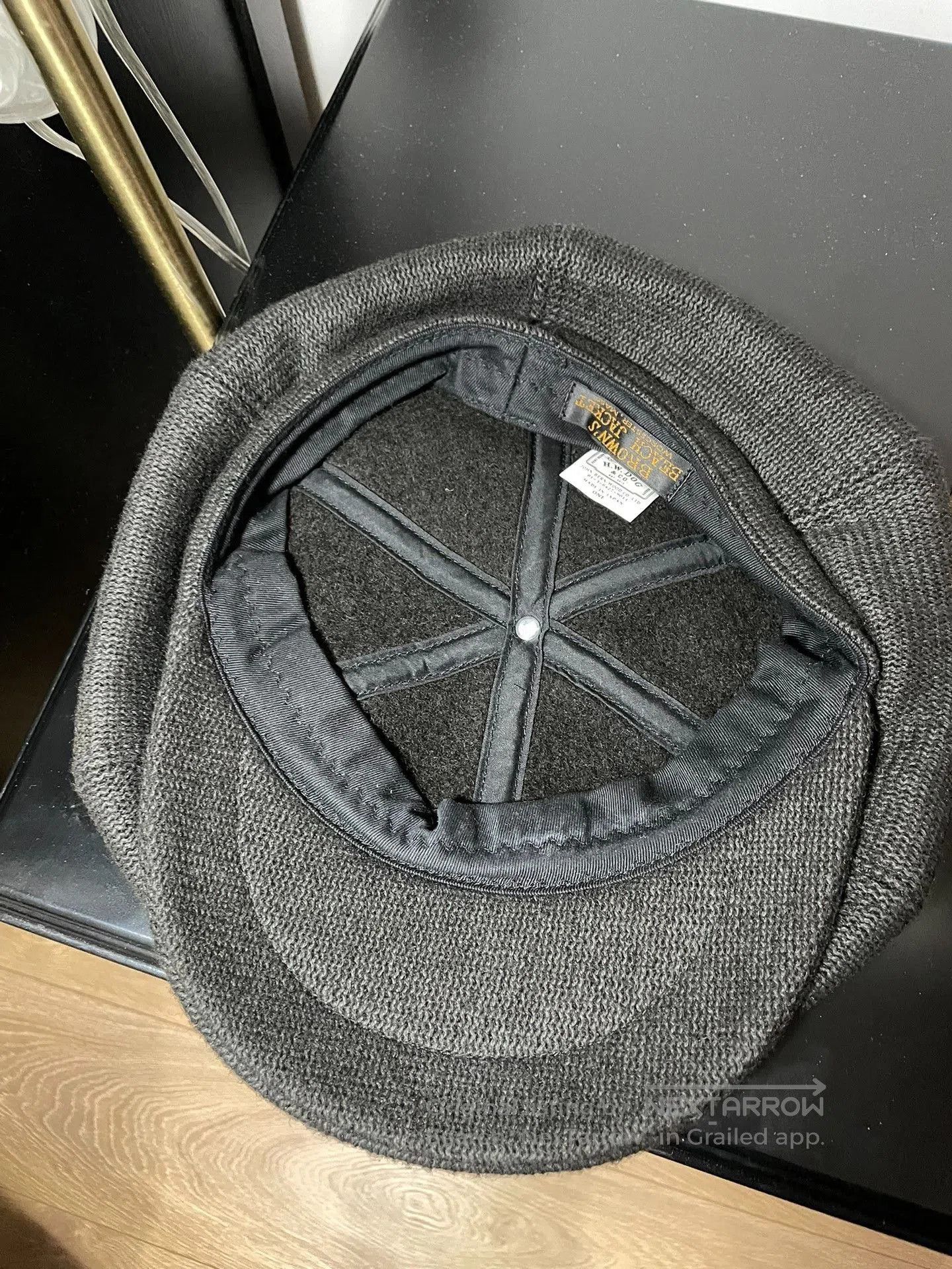 THE H.W.DOG&CO. H.W.Dog Winter Wool Newsboy Cap. Size ONE SIZE - 2 Thumbnail