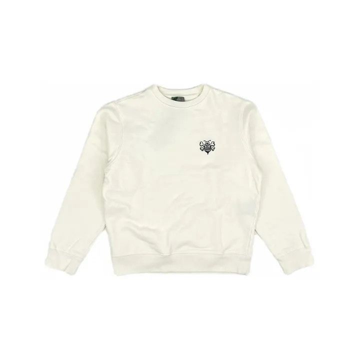 Dior Dior x Stussy Embroidered Bee White Sweatshirt 0079-2507 Size US XS / EU 42 / 0 - 1 Thumbnail