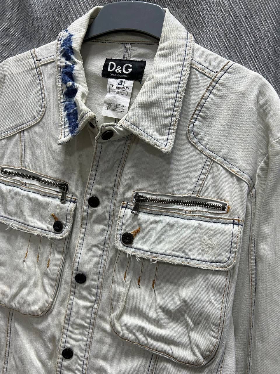 Dolce & Gabbana Vintage Dolce & Gabbana denim Jacket Size US XL / EU 56 / 4 - 2 Thumbnail