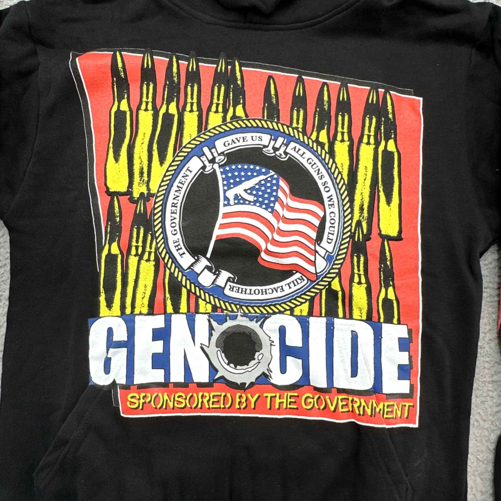 Vintage Property Of Ice Cold Records Hoodie Mens Black S Cotton Fleece Graphic Print Pullover 90s? Genocide Government Sponsored Rare Size US S / EU 44-46 / 1 - 2 Thumbnail