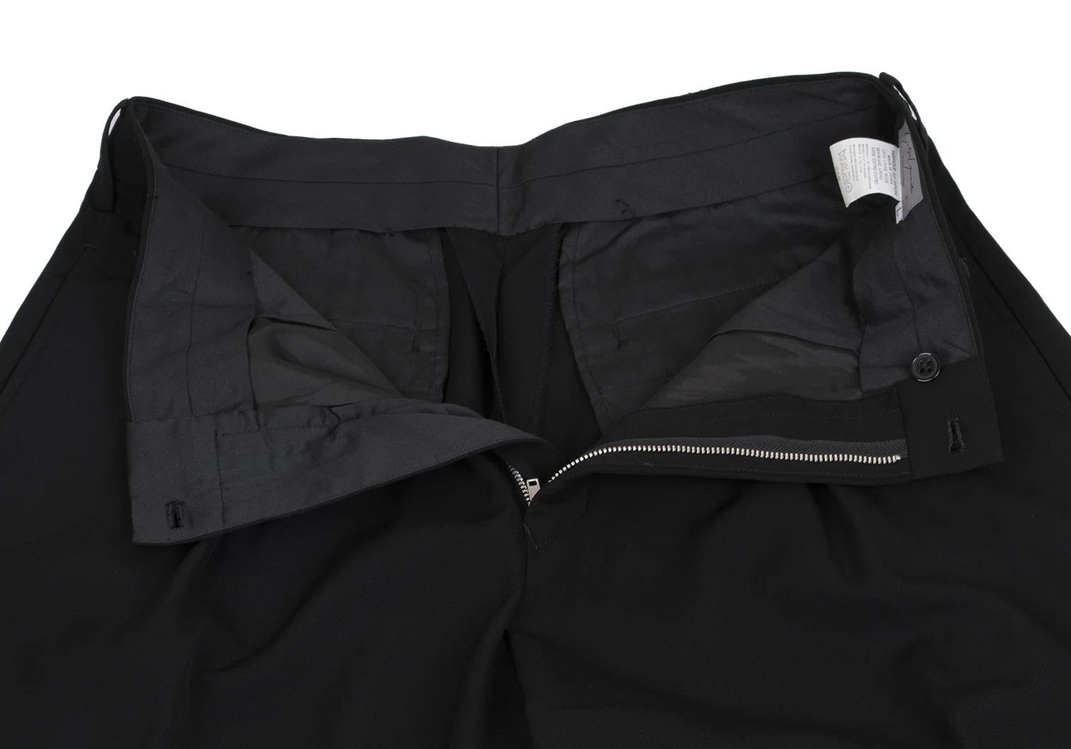 Yohji Yamamoto Yohji Yamamoto Wool Gabardine Tapered Pants Size US 38 / EU 54 - 6 Thumbnail