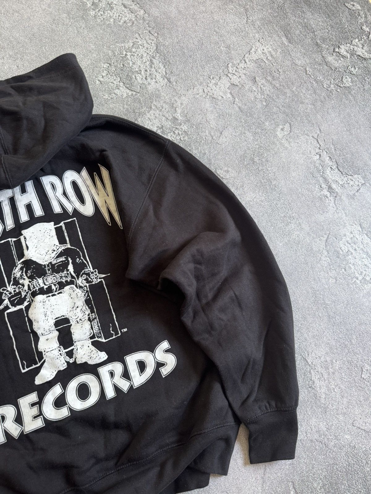 Death Row Records × Vintage Death Row Records big logo hoodie jumper sweatshirt hooded Size US M / EU 48-50 / 2 - 4 Thumbnail