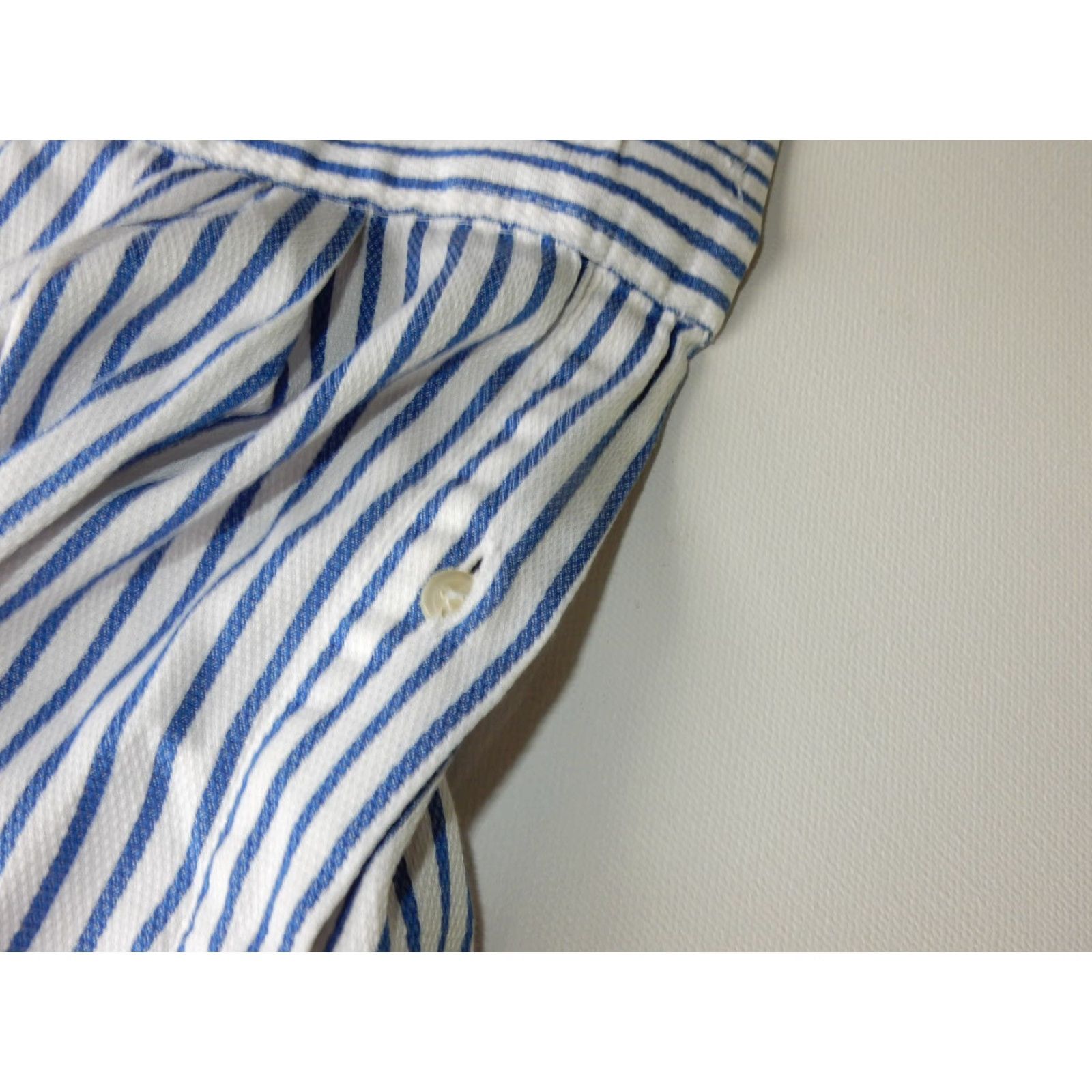 Bally VINTAGE Bally Men's Dress Shirt Long Sleeve Button-Front Blue 100% Cotton Size 15.5 Size US M / EU 48-50 / 2 - 5 Thumbnail