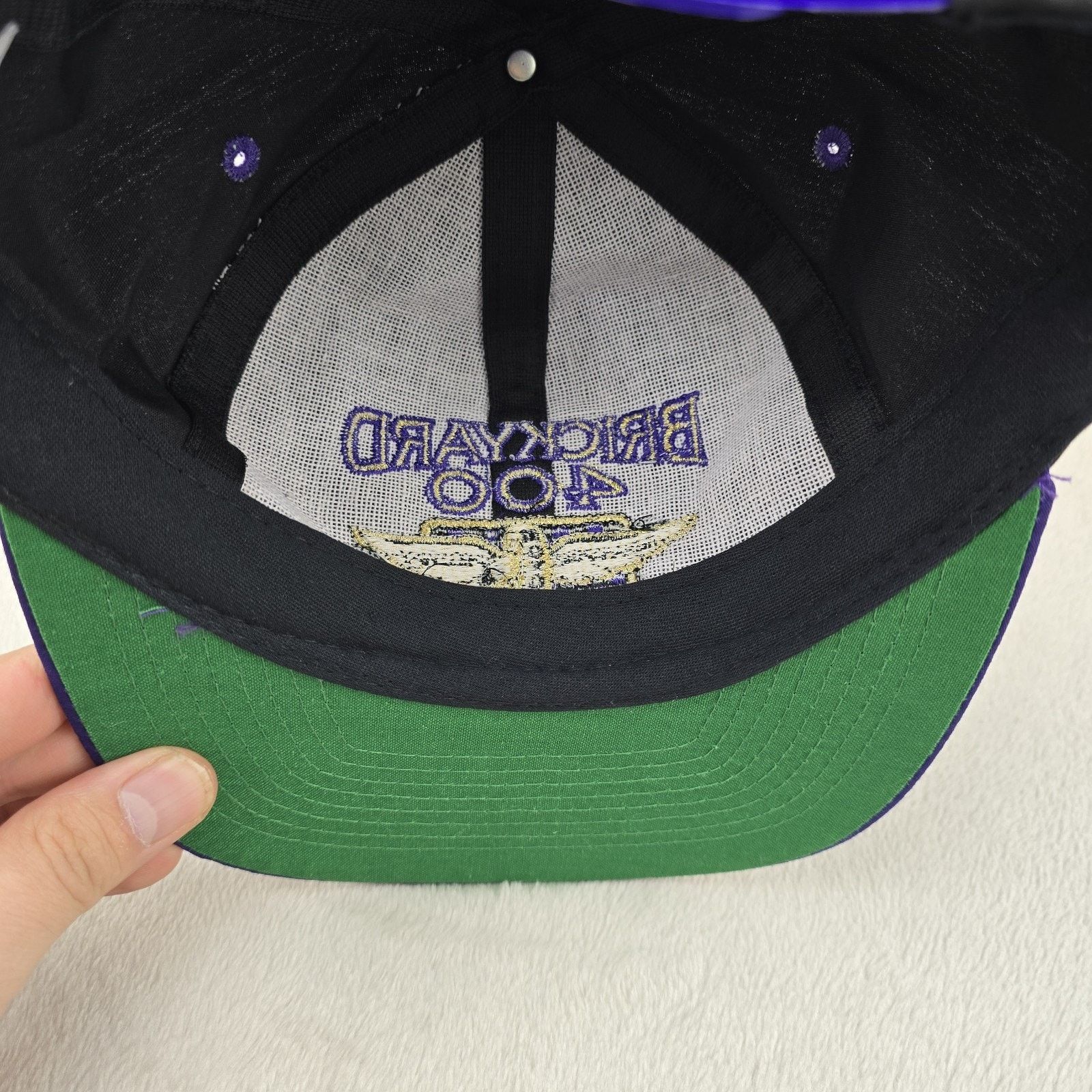 Logo 7 Vintage Nascar Brickyard 400 Snapback Hat Logo 7 90s Size ONE SIZE - 7 Thumbnail