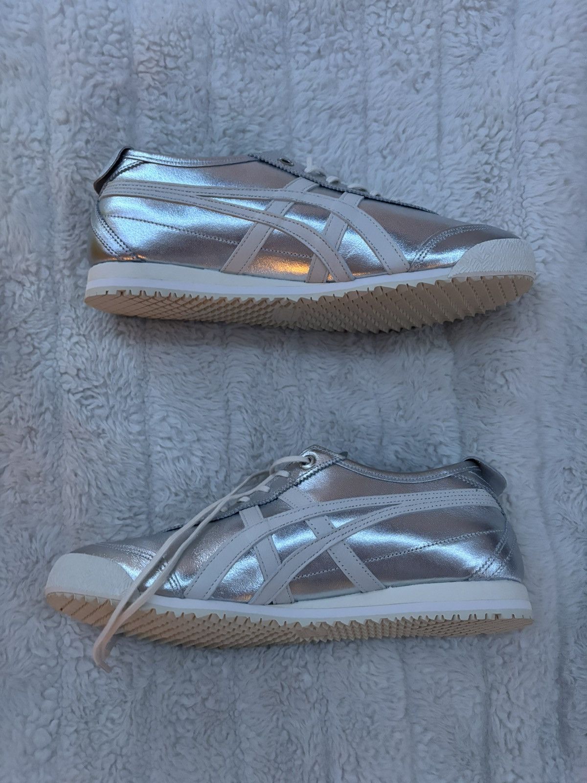 Onitsuka Tiger Pure Silver Onitsuka Tigers Size US 7.5 / IT 37.5 - 4 Thumbnail