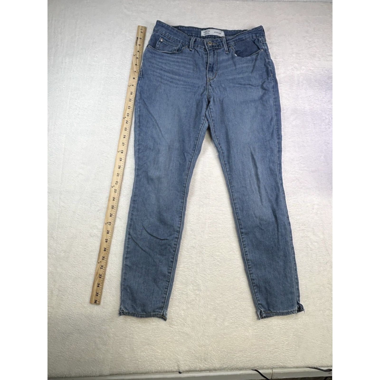 Levi's VINTAGE Levi's Jeans Women 10 Slim Mid Rise Skinny 30x30 Blue Cotton Blend 10M 30x30 Mens Womens Girls Size 32" / US 10 / IT 46 - 4 Thumbnail