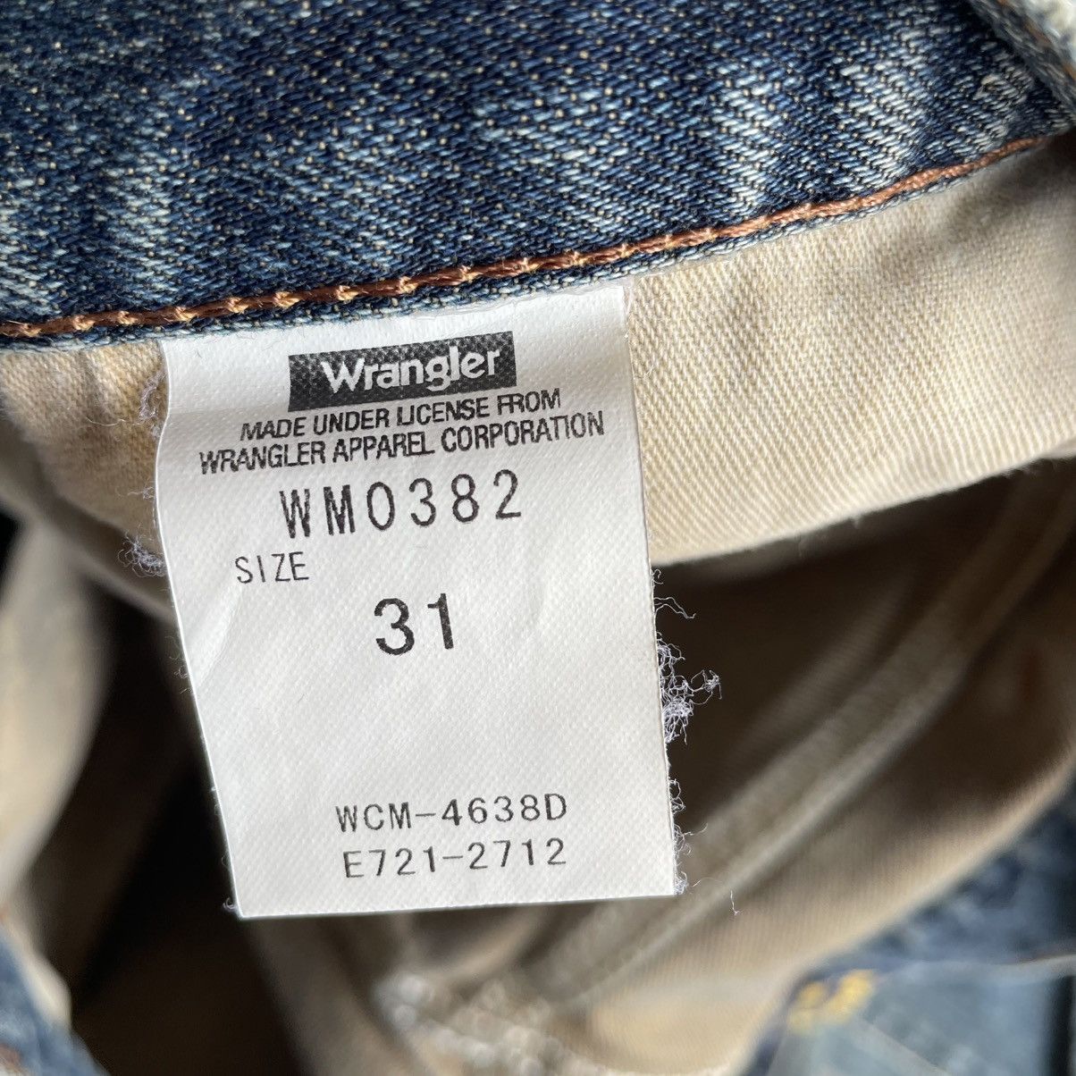Wrangler 🔥Vintage Wrangler Stoned Washed Ripped Slim Fit Denim Jeans Size US 32 / EU 48 - 13 Thumbnail