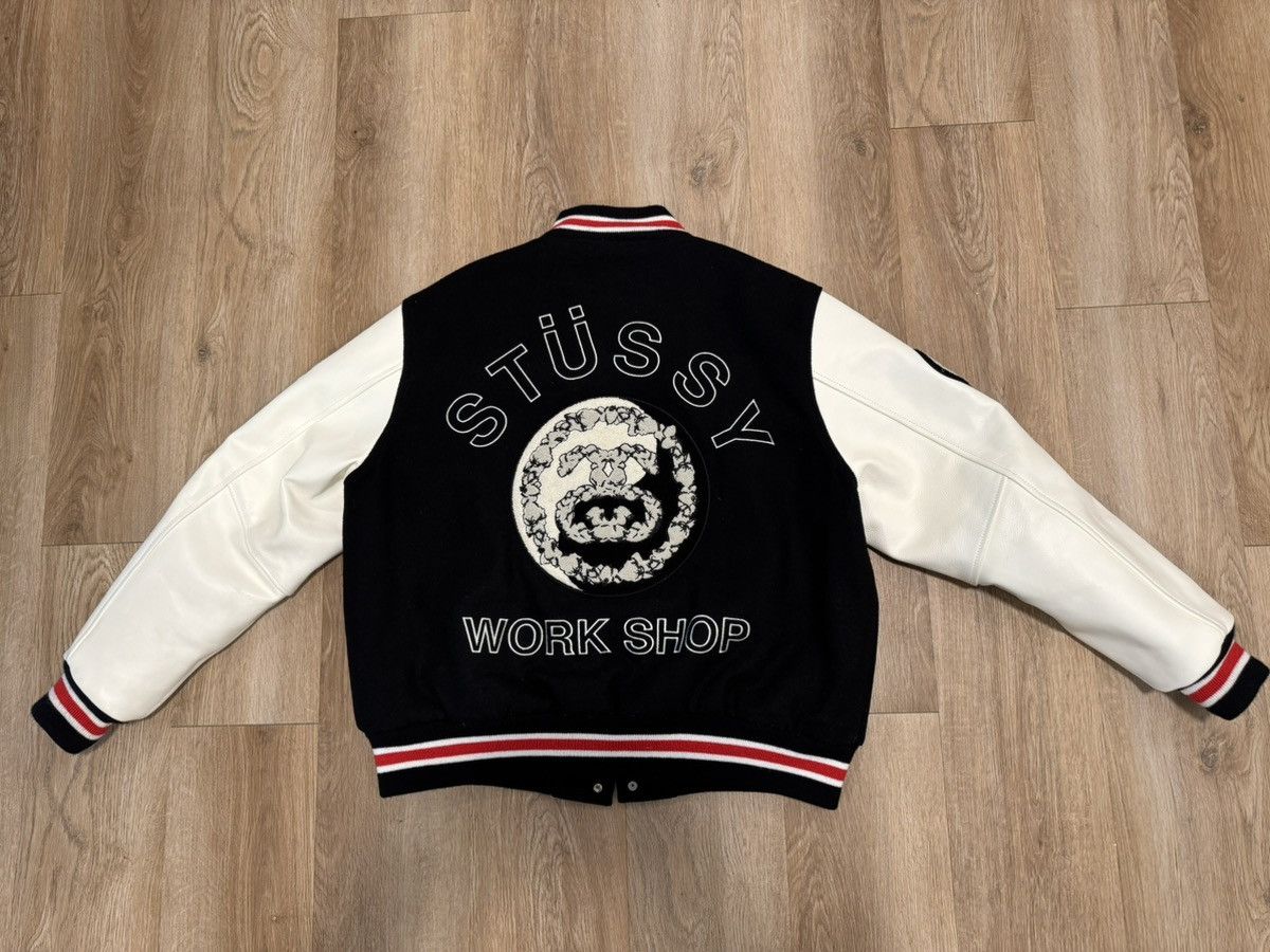 DENIM TEARS × Stussy Stussy X Denim Tears Varsity Jacket Size US L / EU 52-54 / 3 - 4 Thumbnail