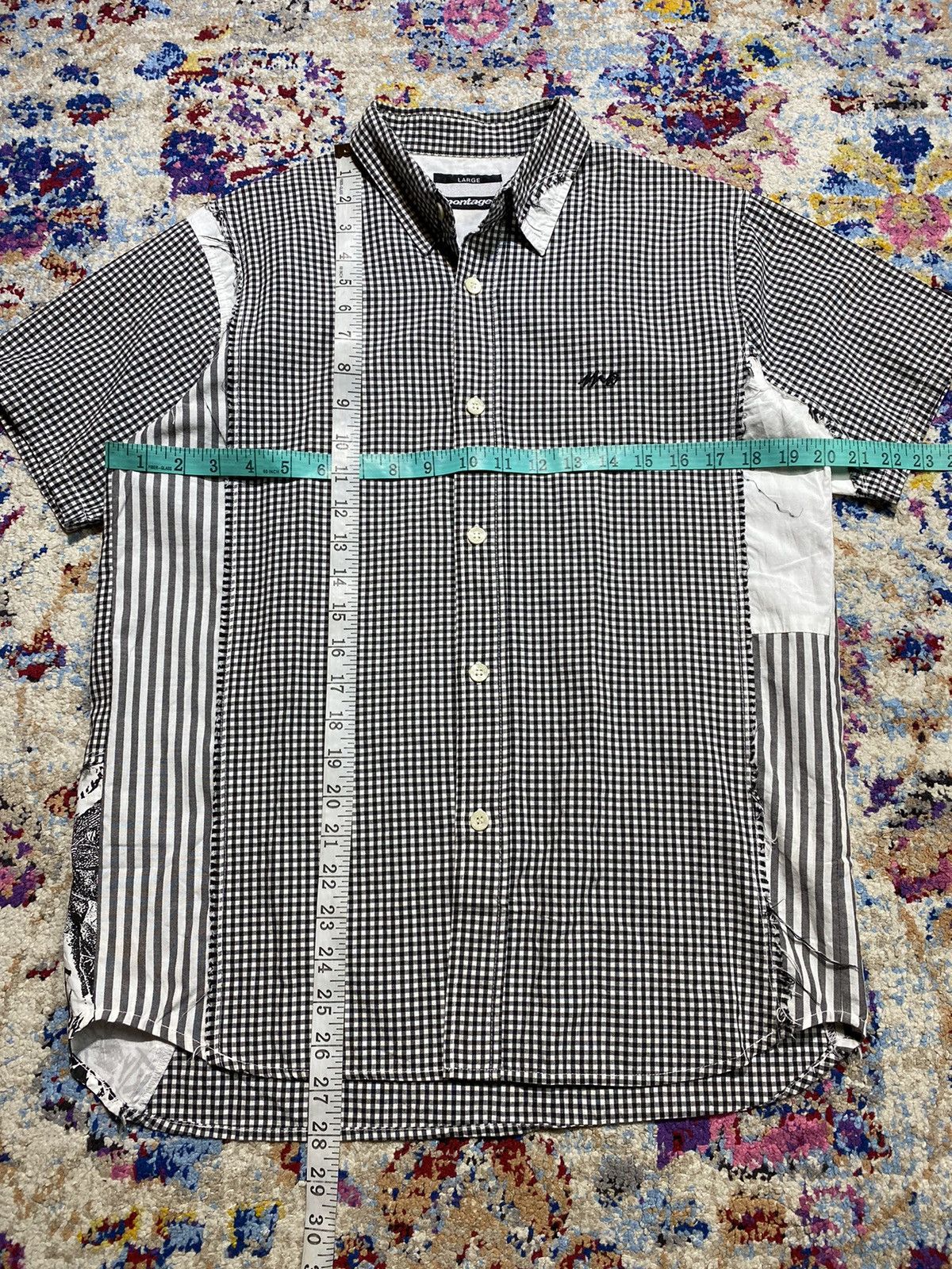 Montage Vintage Montage Japan Statements Cut Rework Button Up Shirts Size US M / EU 48-50 / 2 - 13 Thumbnail
