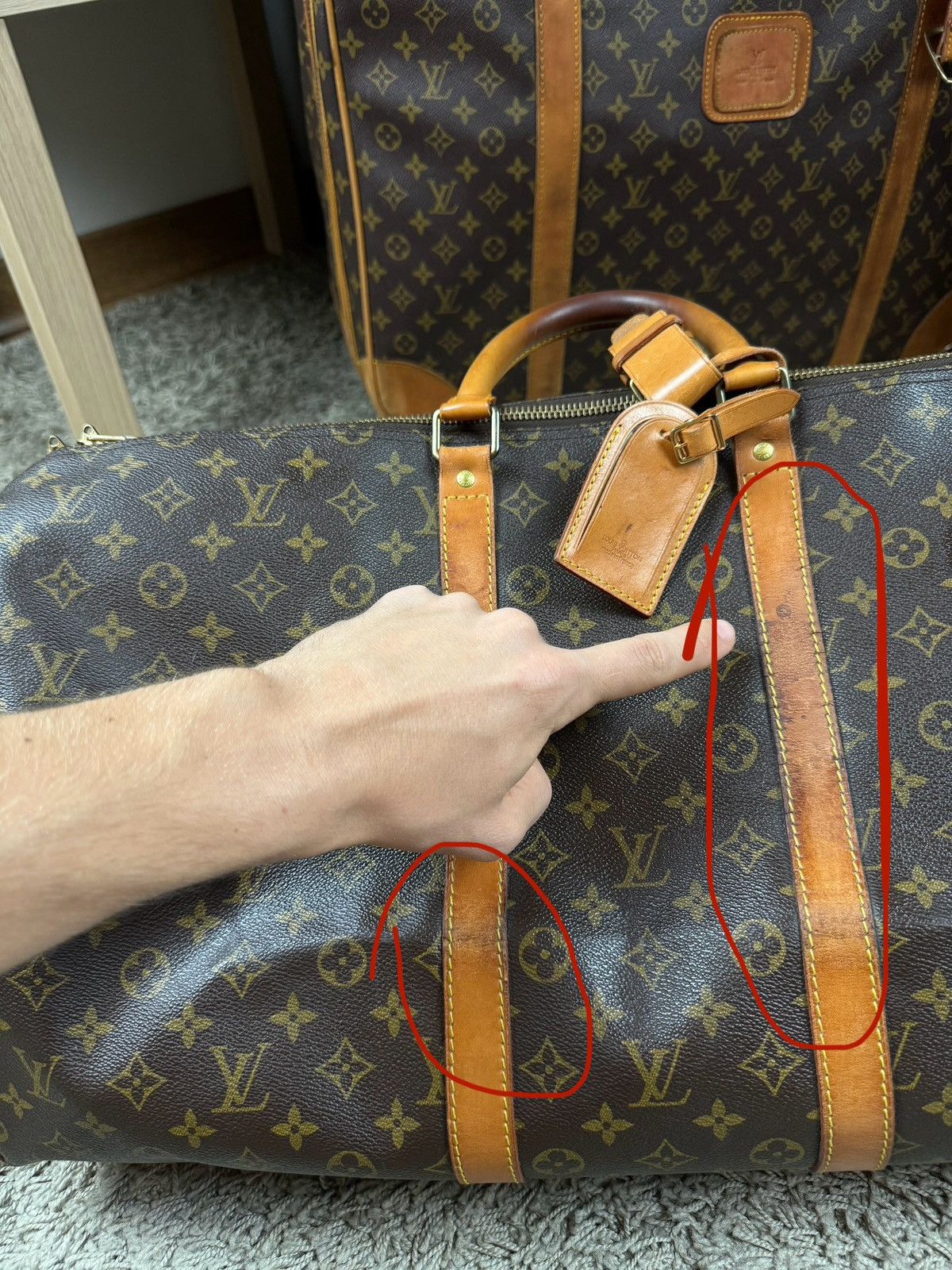Louis Vuitton Luxury travel bag Louis Vuitton Keepall 50 original item Size ONE SIZE - 13 Thumbnail