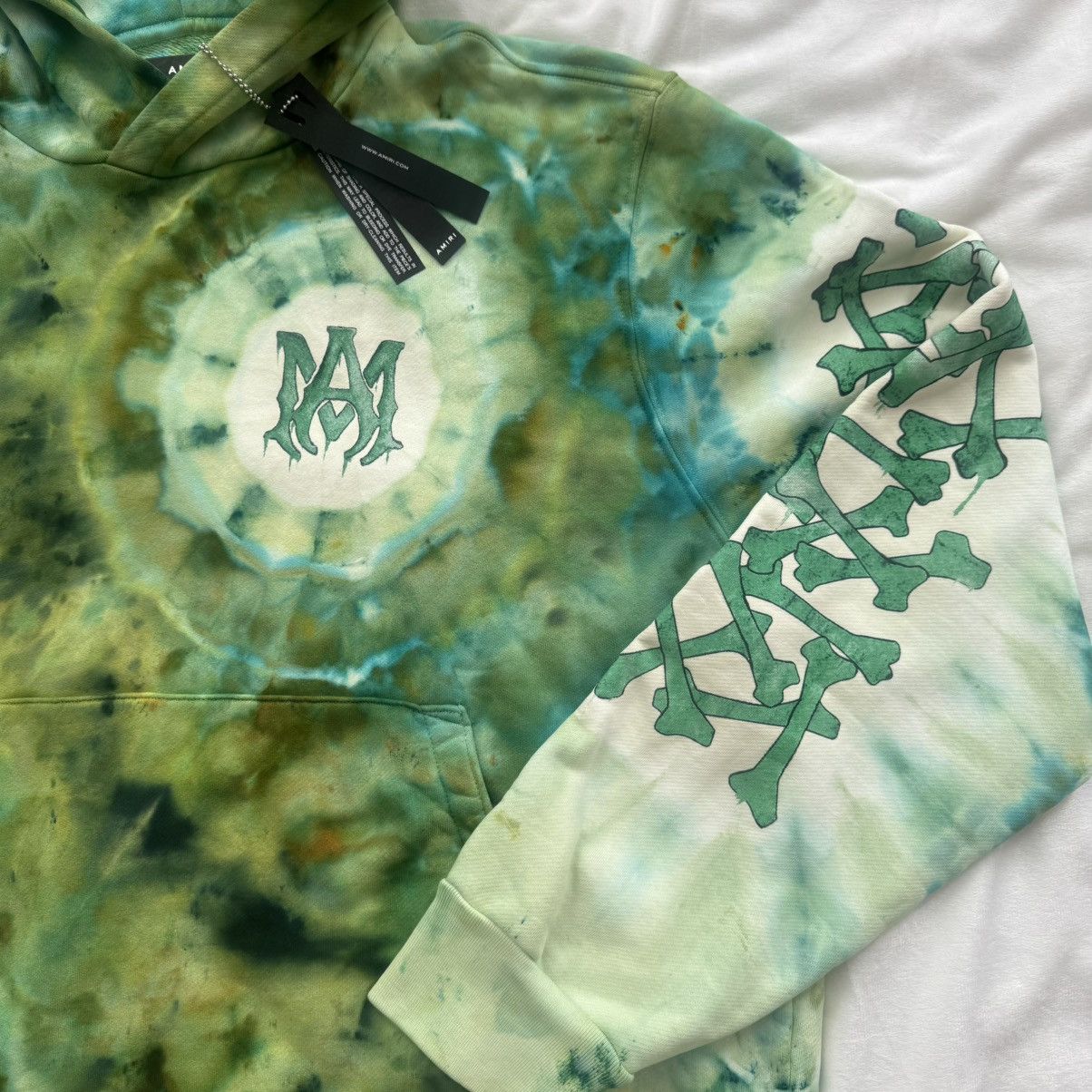 Amiri Amiri Tie Dye Bones Hoodie Size US XL / EU 56 / 4 - 2 Thumbnail
