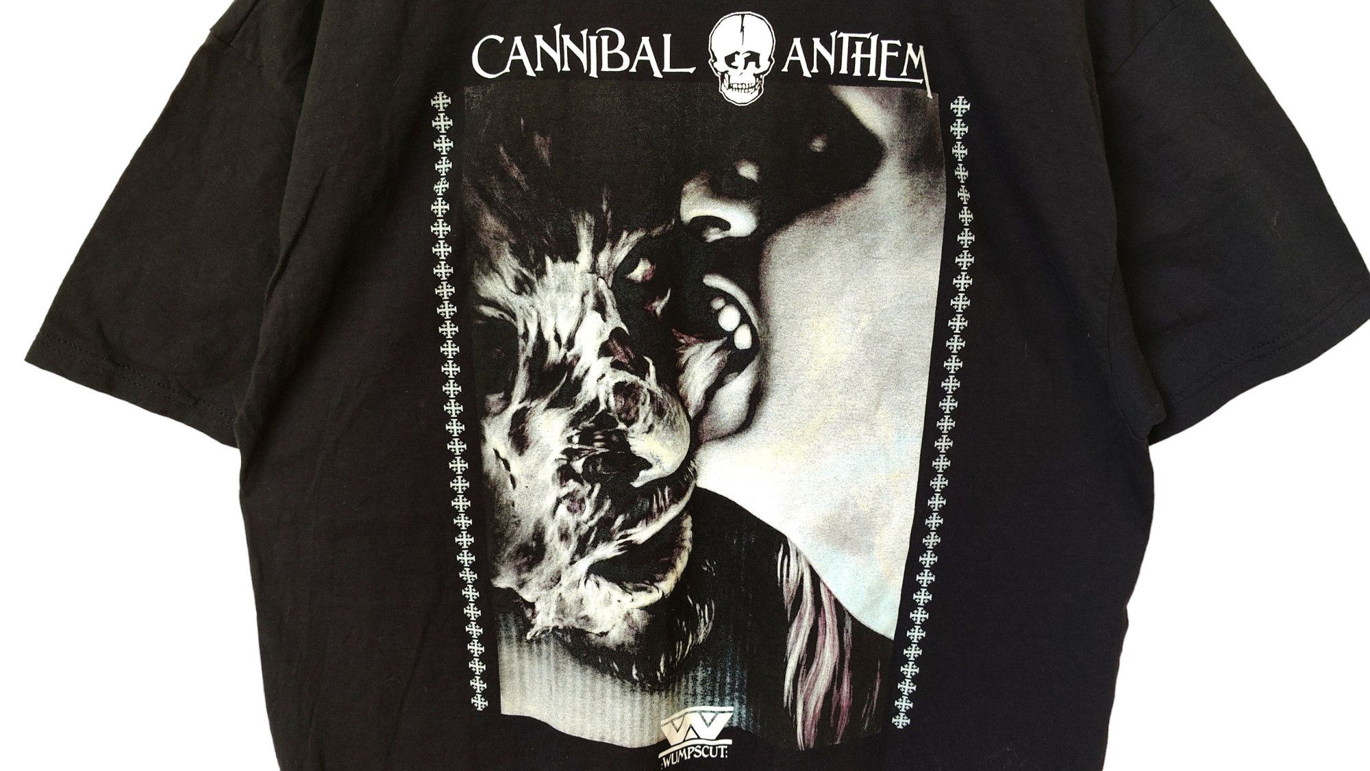 Band Tees × Vintage RARE Wumpscut Cannibal Anthem VTG 2006 Official tshirt Size US XL / EU 56 / 4 - 2 Thumbnail
