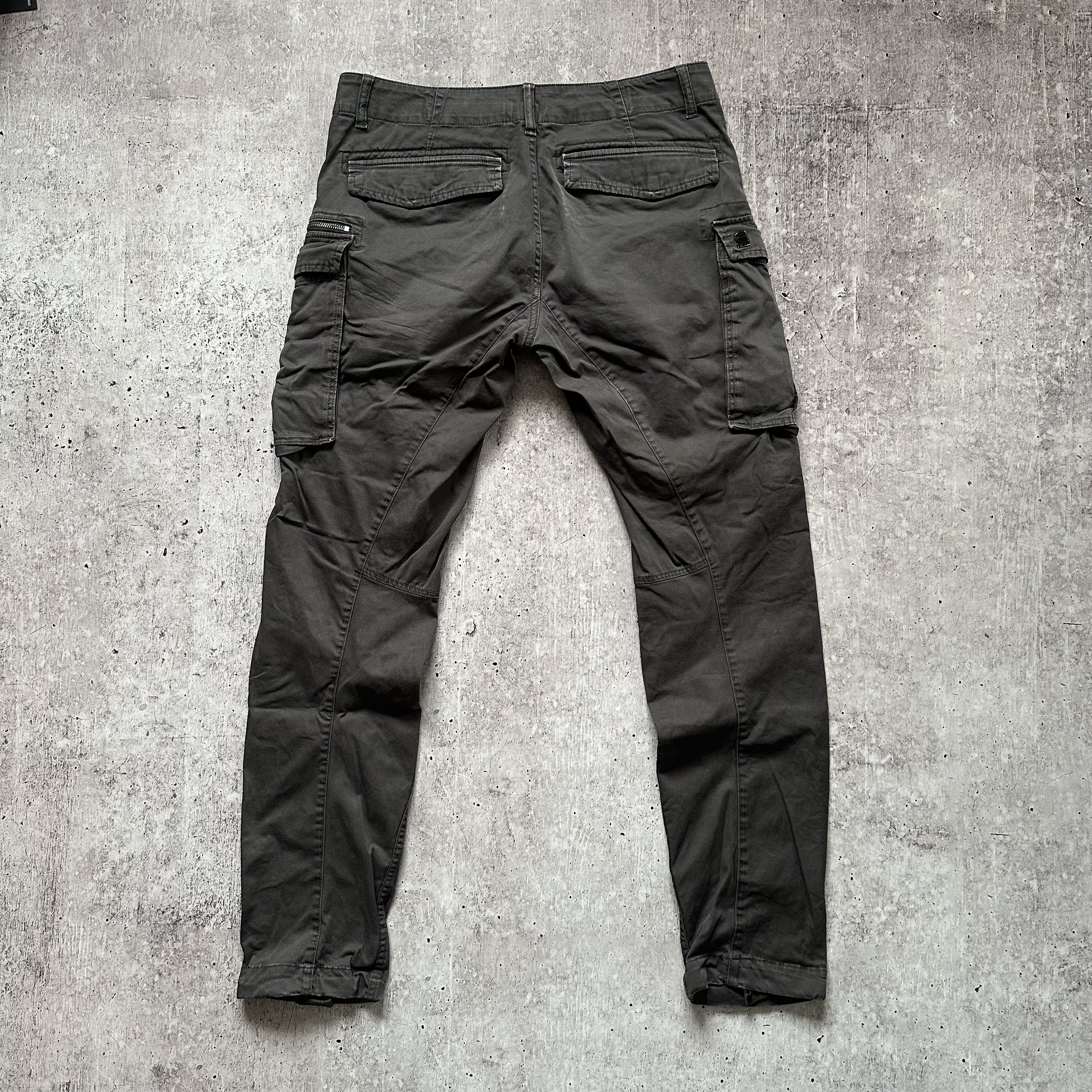 G-Star G Star Raw Rovic Cargo Denim Avant Garde Vintage Pants Size US 33 - 5 Thumbnail