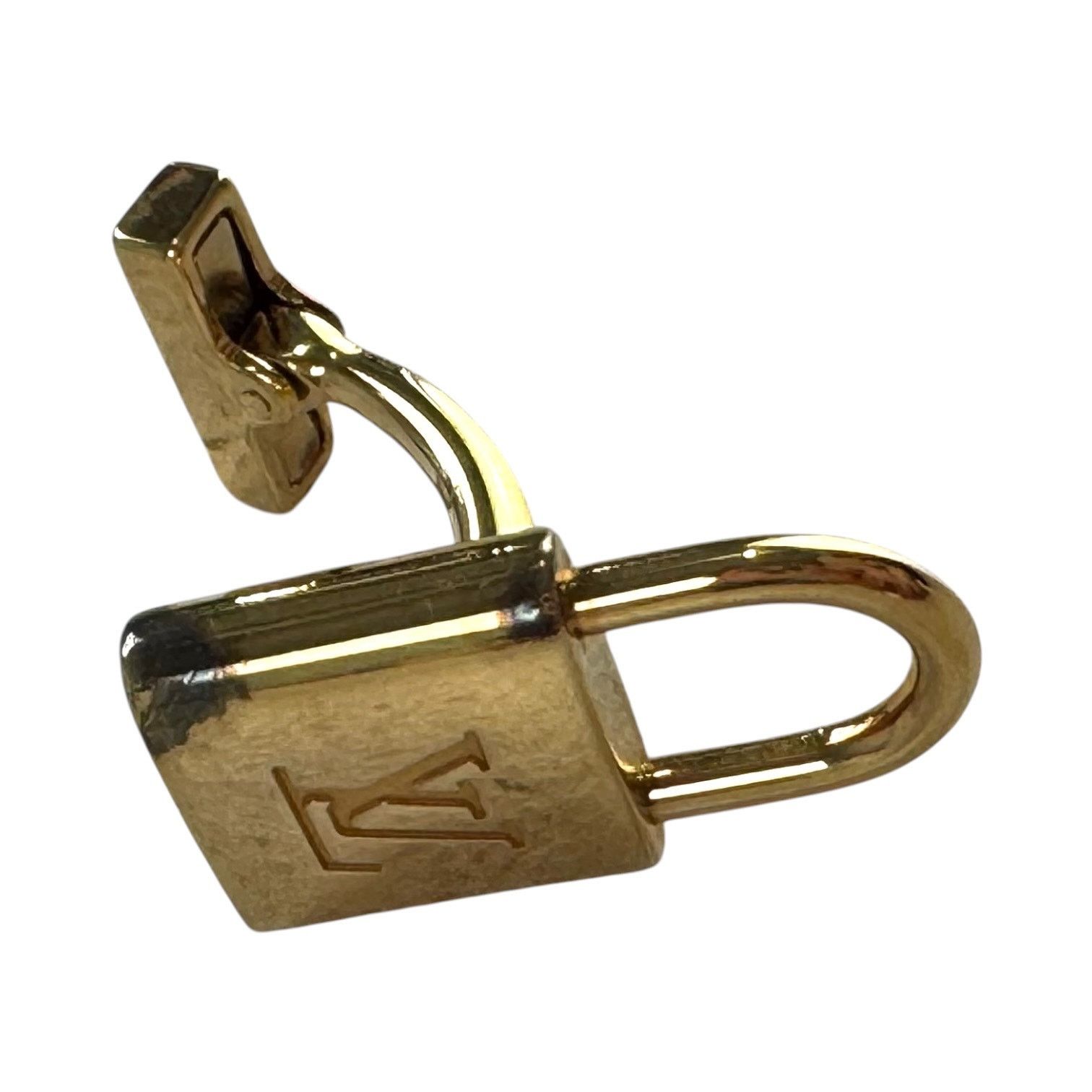 Louis Vuitton Louis Vuitton Gold-Plated Silver Lock and Key Cufflinks Size ONE SIZE - 9 Thumbnail