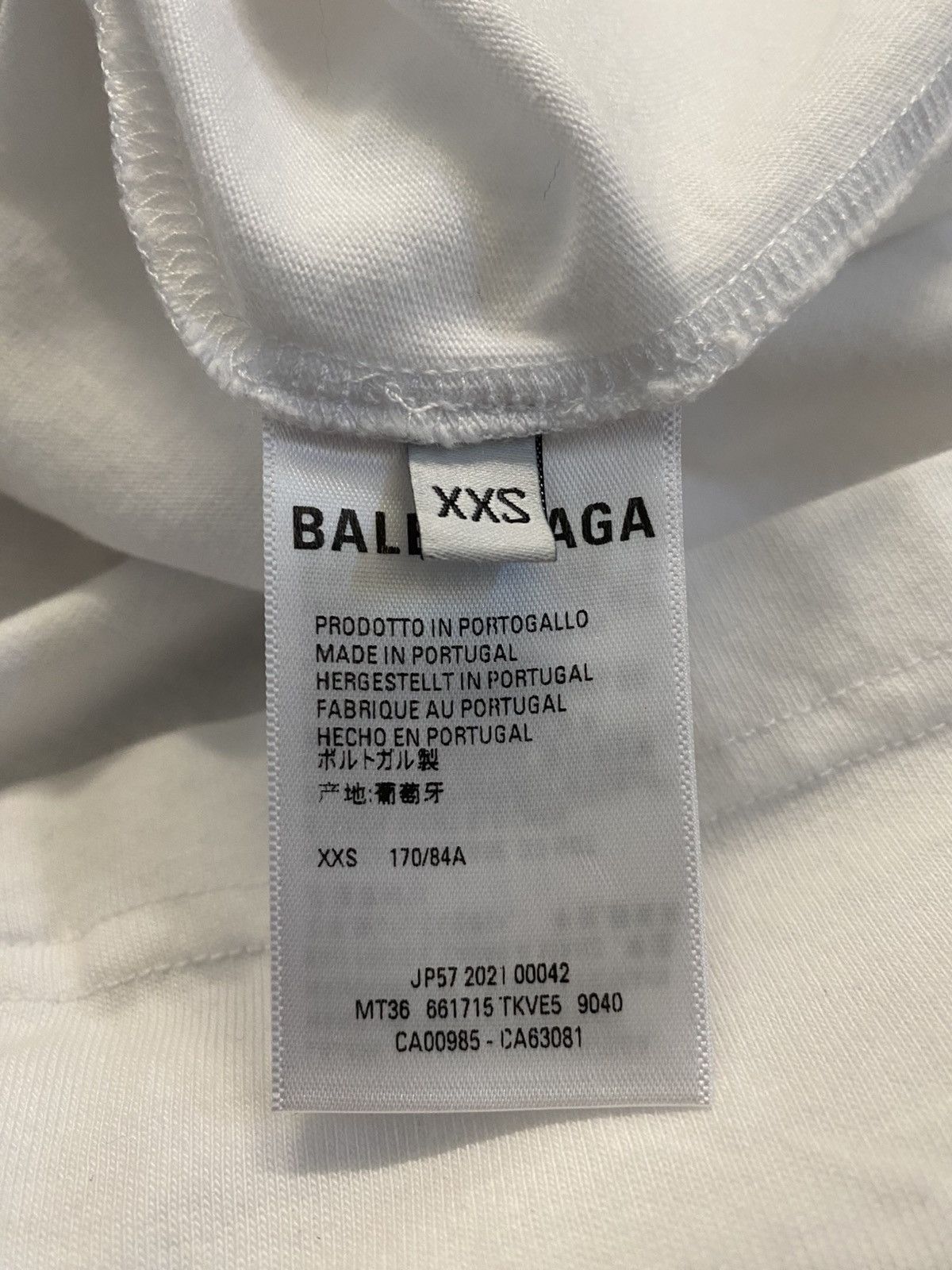 Balenciaga Balenciaga - Barcode Logo T Shirt Oversized 2021 Size US XS / EU 42 / 0 - 6 Thumbnail