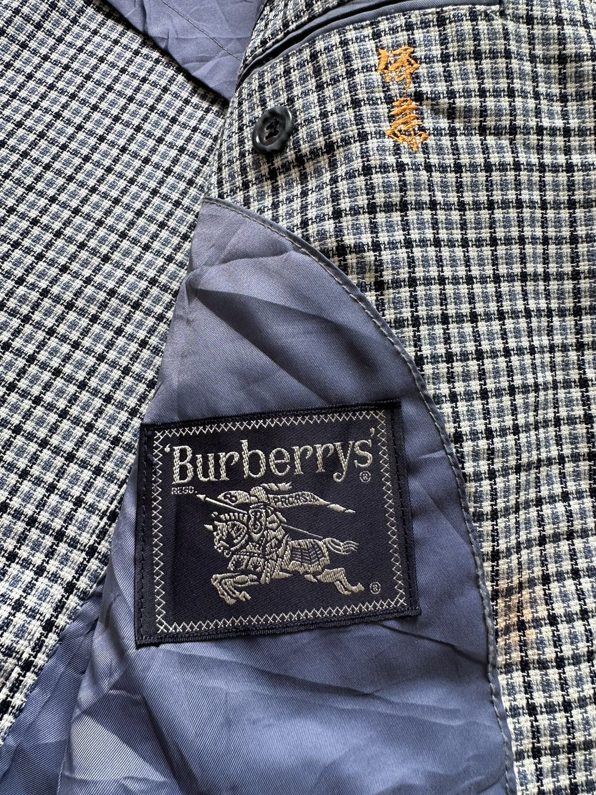 Burberry × Vintage Vintage Burberrys Checked Blazer Jacket Size US S / EU 44-46 / 1 - 4 Thumbnail