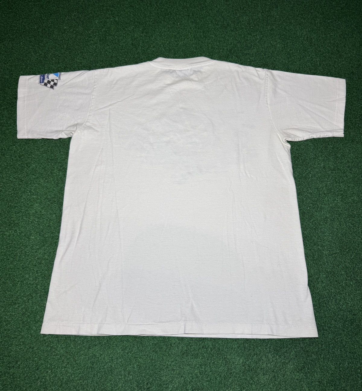 Vintage Vintage 90s Valvoline RARE Promo Nascar Racing T Shirt Size US L / EU 52-54 / 3 - 6 Thumbnail