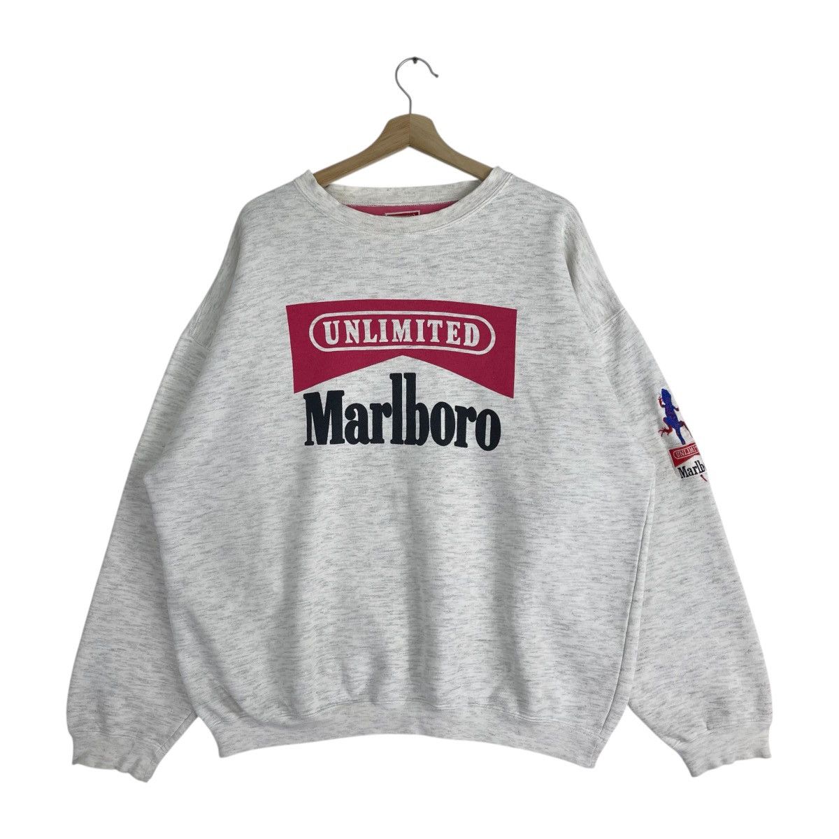 Marlboro × Marlboro Unlimited × Vintage 90’s Marlboro Unlimited Sweatshirt Size US XL / EU 56 / 4 - 1 Thumbnail