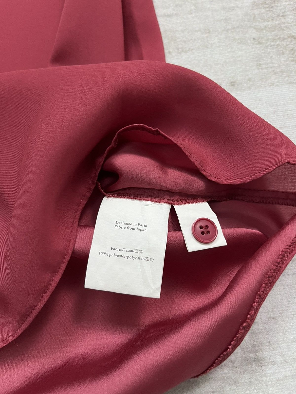 Dior Dior Uniforms Maroon Pussy Bow BlousePuff Sleeve Elegant Top Size M / US 6-8 / IT 42-44 - 9 Thumbnail