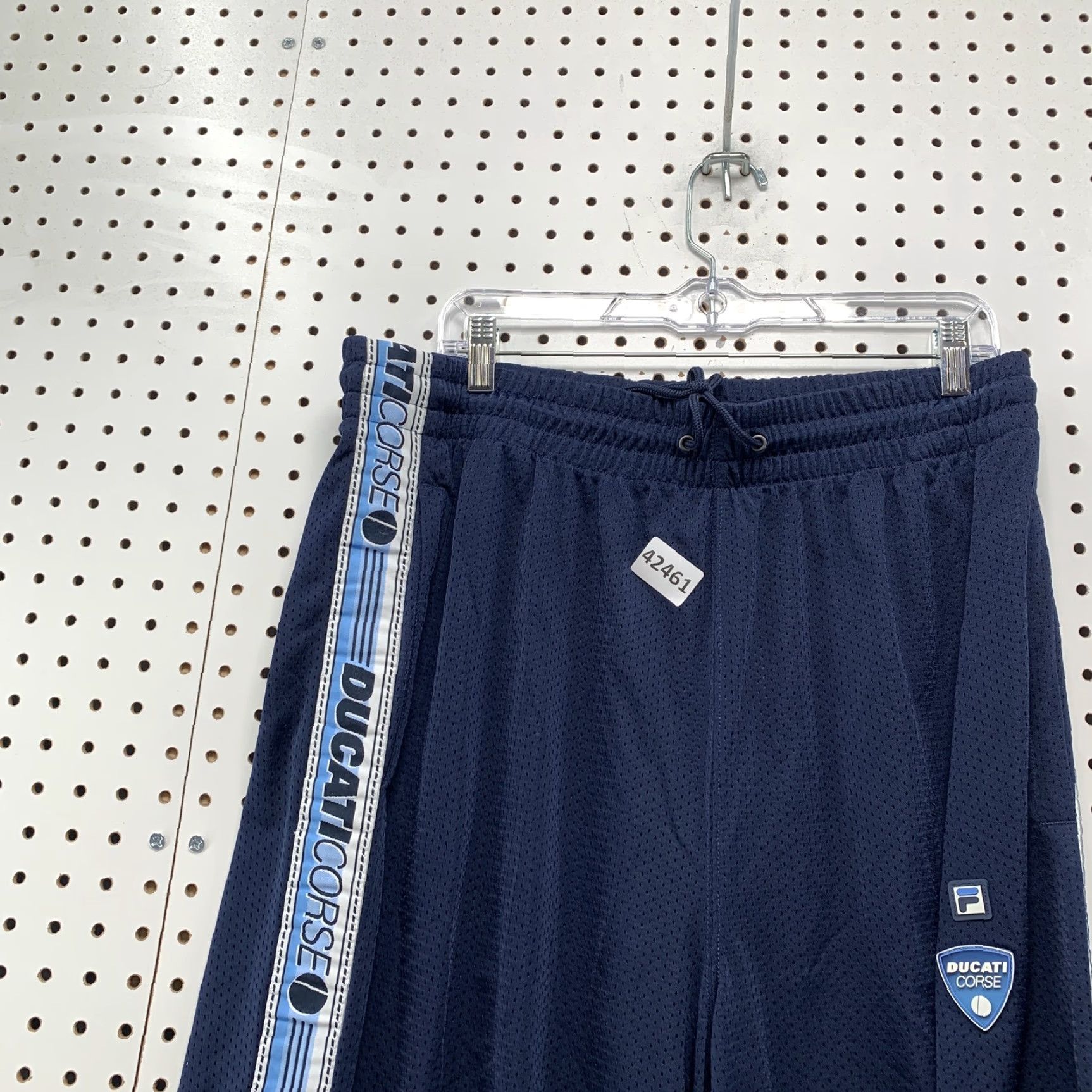 Fila VINTAGE FILA Ducati Corse Track Pants Mens XL Baggy Blue 34x32 Motorcycle Size US 33 - 6 Thumbnail