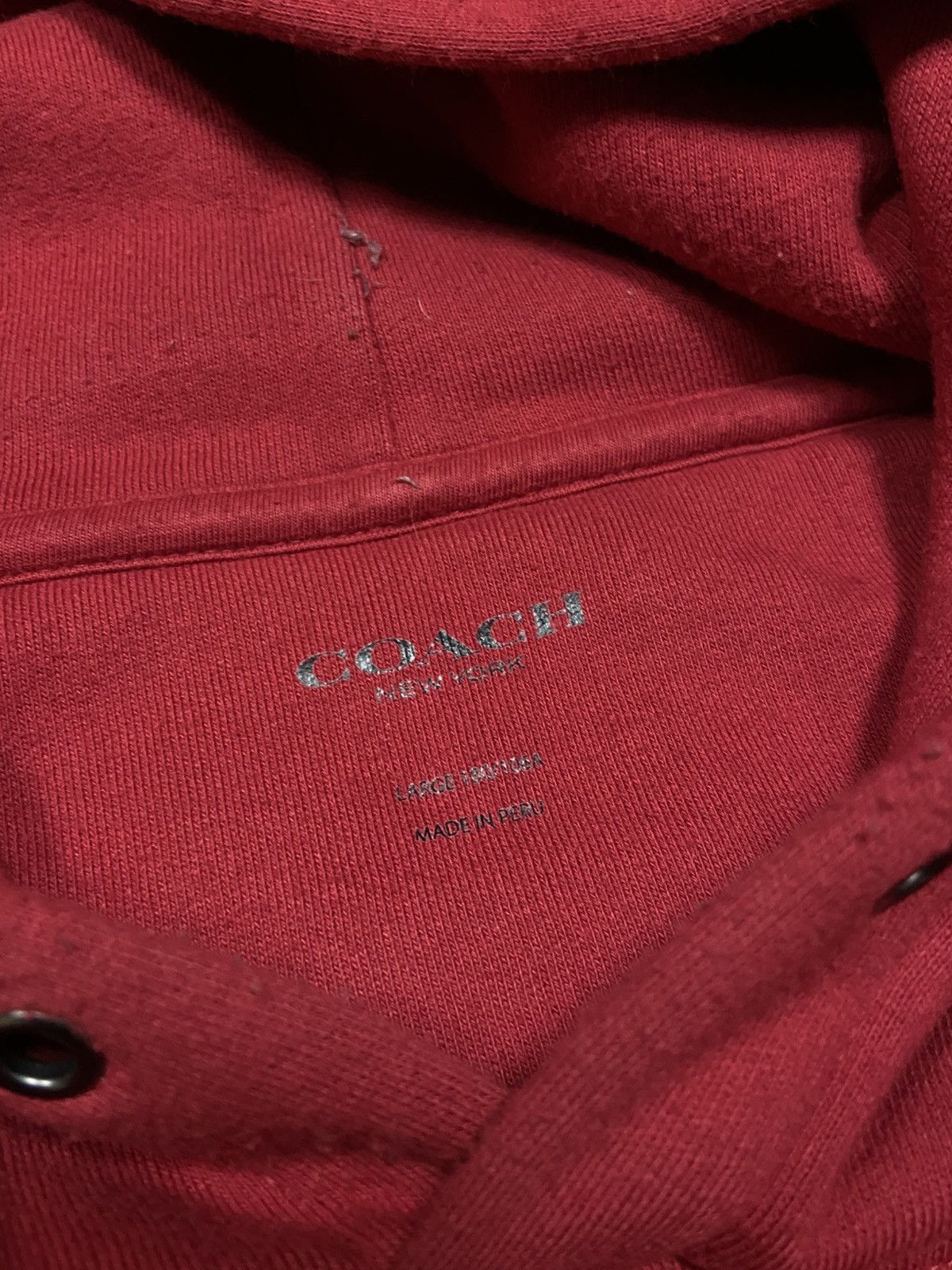 Coach Coach CC Hoodie big logo Size US L / EU 52-54 / 3 - 6 Thumbnail
