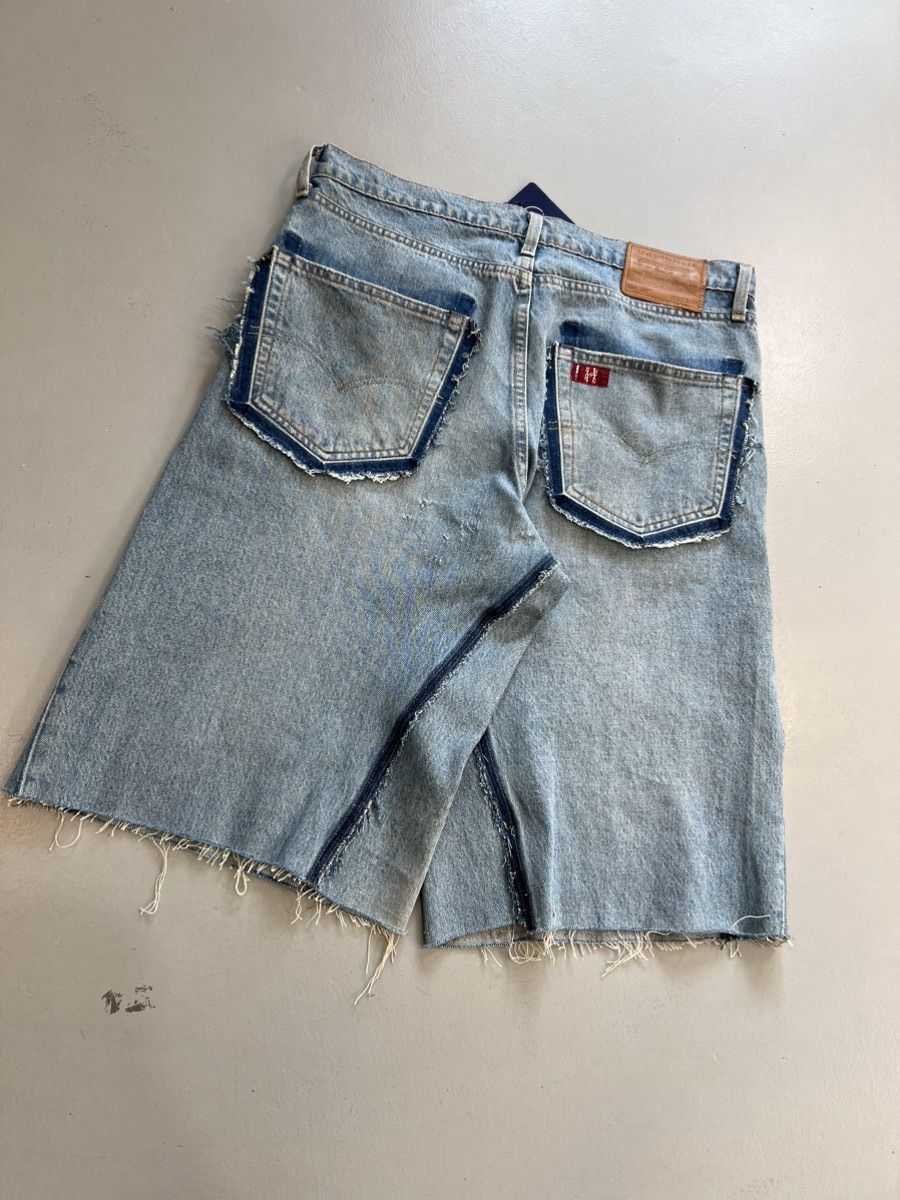 Levi's Rare 10f1 levis multipatch denim jorts Size US 34 / EU 50 - 4 Thumbnail