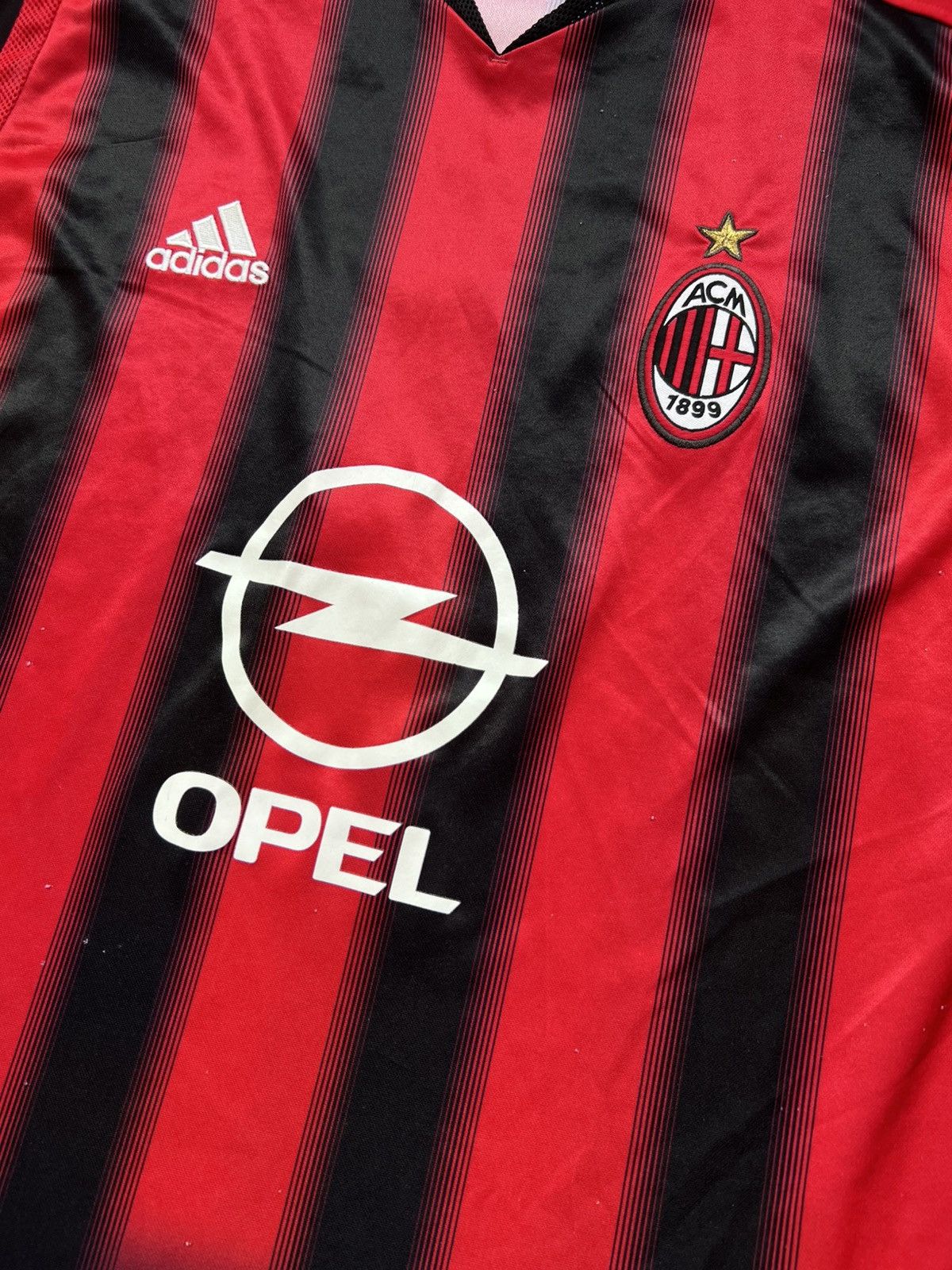 Adidas 2004/05 Adidas AC Milan #7 SHEVCHENKO Home Soccer Jersey XL Size US XL / EU 56 / 4 - 3 Thumbnail
