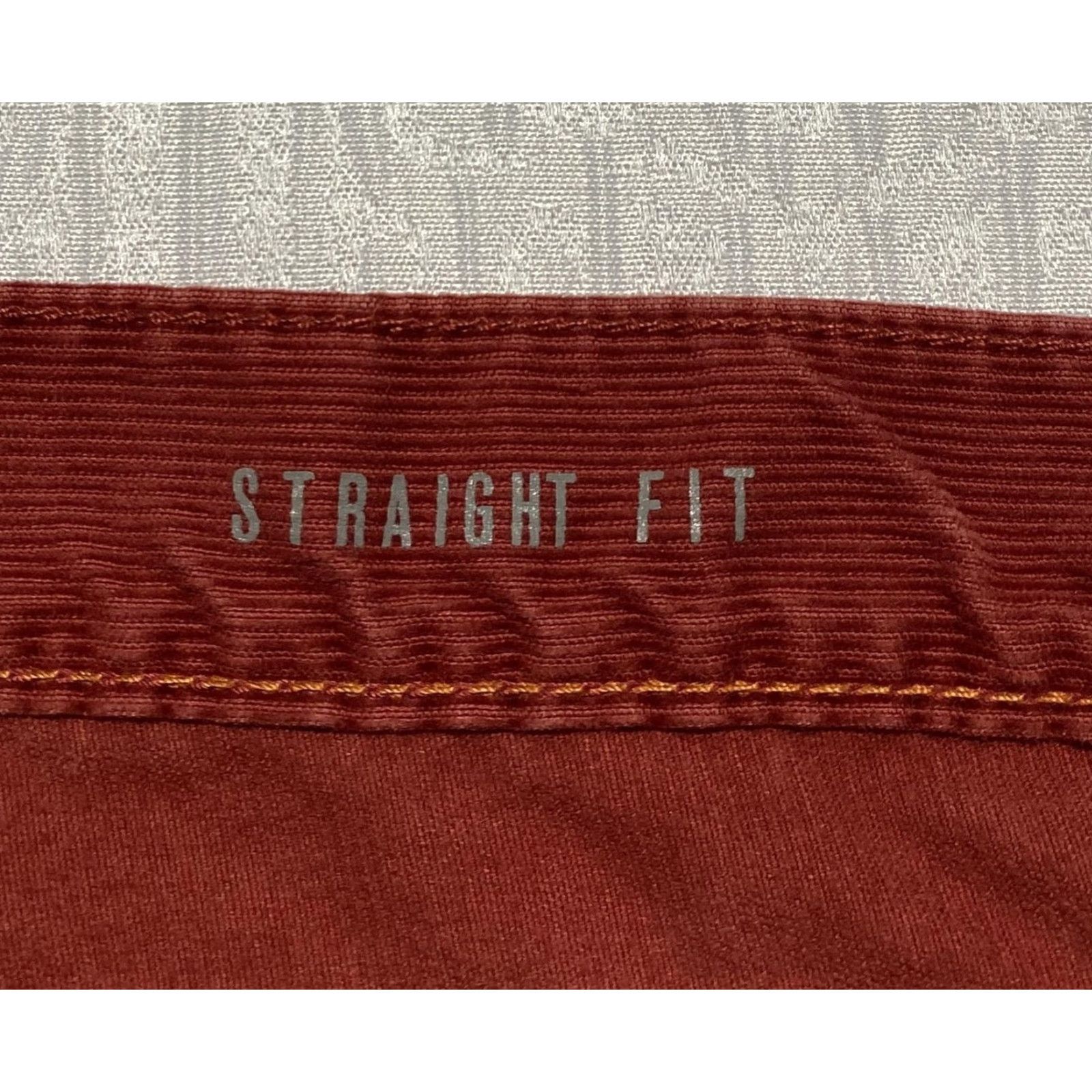 Dockers Dockers Pants Mens 34x32 Red Straight Fit Corduroy Classic Casual Pockets Mens Regular Style Chino Pocket Jeans Size US 34 / EU 50 - 5 Thumbnail