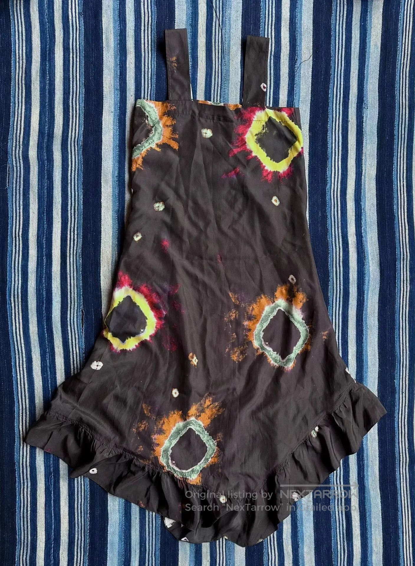 By Walid maggy tie-dye silk midi dress by walid. Size XXS / US 00 / IT 34 - 2 Thumbnail