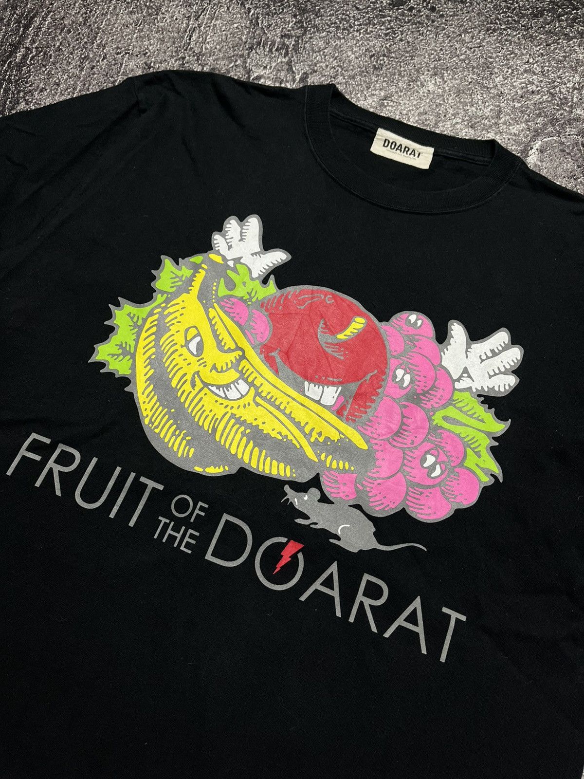 Japanese Brand Fruit Of The Doarat Black T-Shirts Size US XL / EU 56 / 4 - 2 Thumbnail