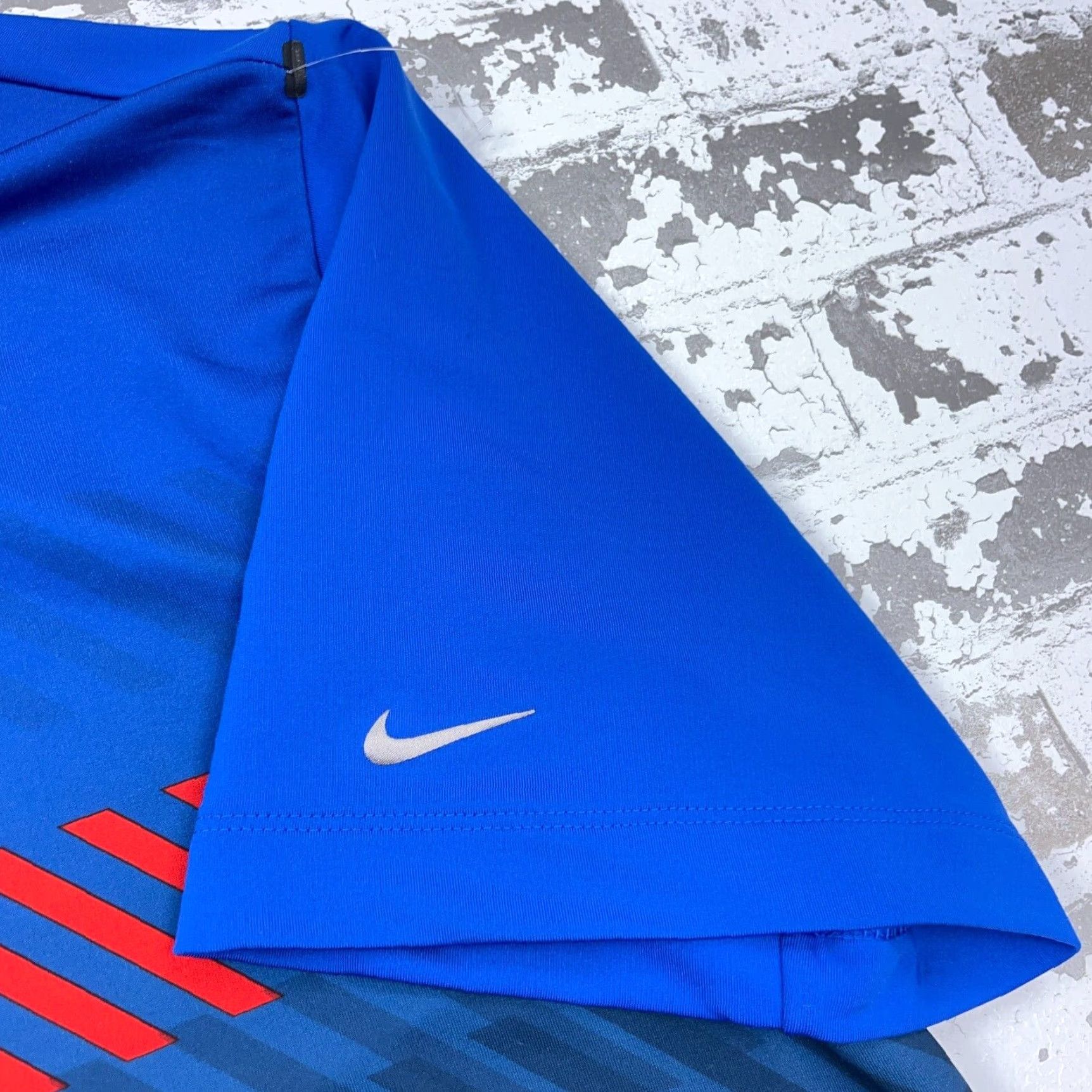 Nike Nike Golf Polo Shirt Men Blue Black Dri Fit Tour Performance Geometric Tennis Polo Shirt Nike Dri-Fit Modern Fit Logo Size US XL / EU 56 / 4 - 4 Thumbnail