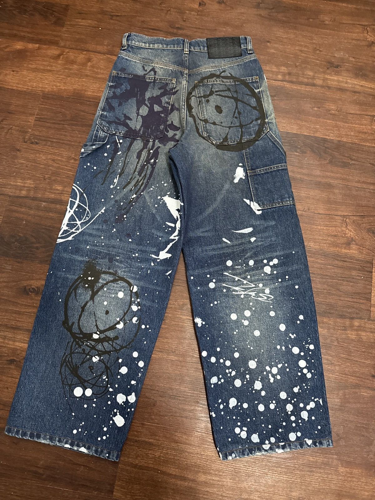 Futura × Marc Jacobs Marc Jacobs Futura Paint Splatter jeans Size 25" / US 0 / IT 36 - 3 Thumbnail