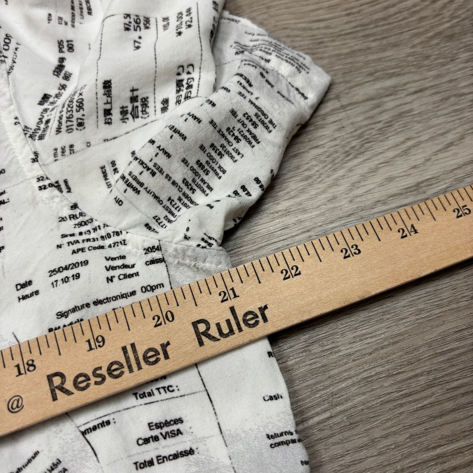 Supreme Rare Supreme Receipts Rayon Button Up Shirt Men's Medium Size US M / EU 48-50 / 2 - 5 Thumbnail
