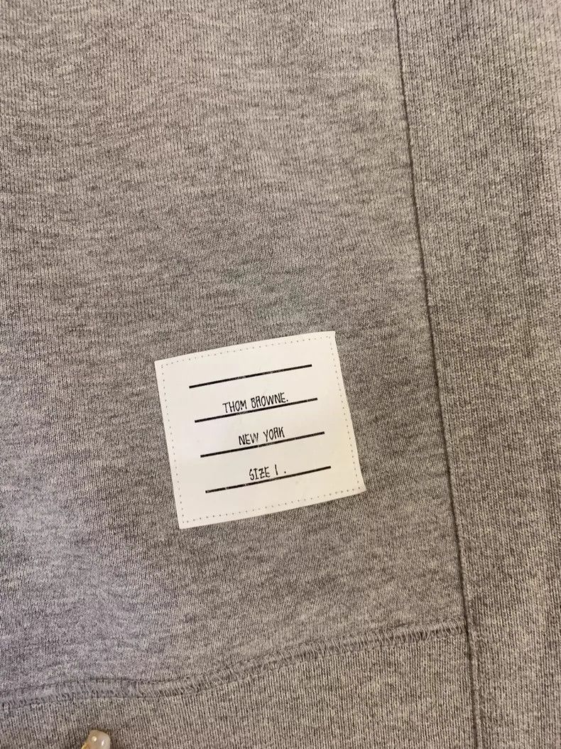 Thom Browne Thom browne Gray classic sweatshirt 2503-Nextarrow Size US S / EU 44-46 / 1 - 2 Thumbnail
