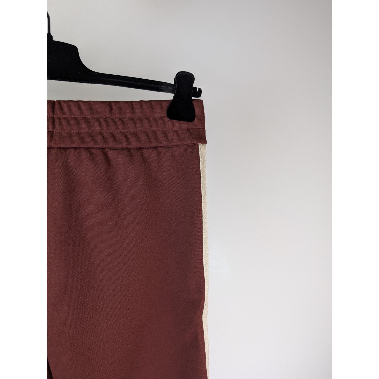 Palm Angels o1rshd1 Classic Logo Track Shorts in Burgundy / Off White Size US 34 / EU 50 - 12 Thumbnail