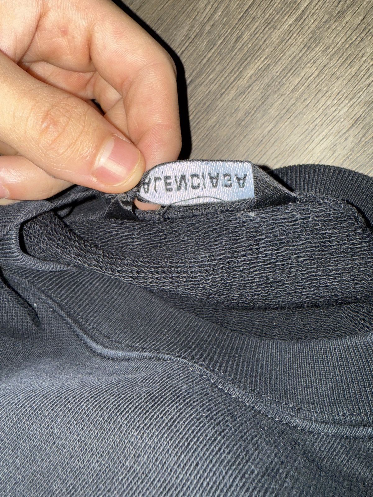 Balenciaga Balenciaga Mini Logo Crewneck Sweatshirt Black Size US M / EU 48-50 / 2 - 5 Thumbnail