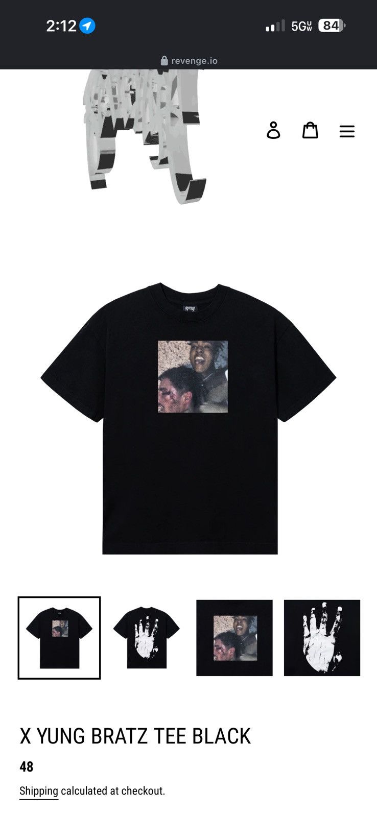 Revenge Revenge X Yung Bratz Tee Black Size US M / EU 48-50 / 2 - 2 Thumbnail