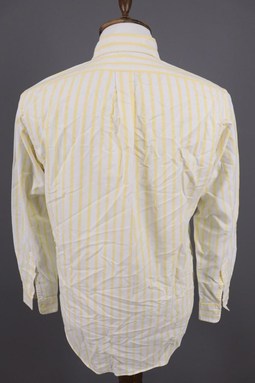 Polo Ralph Lauren Vintage Ralph Lauren Shite Striped Shirt Size 14 / 33 Size US M / EU 48-50 / 2 - 6 Thumbnail