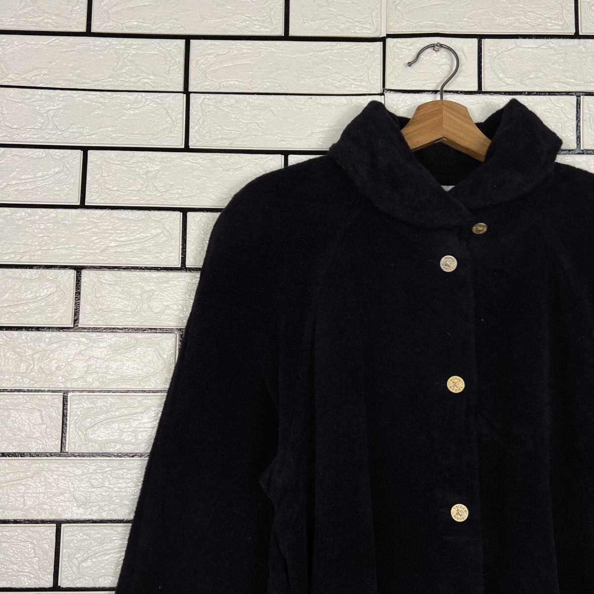 Sonia Rykiel Vintage 90's SONIA RYKIEL Wool Belted Overcoat #4137-C188 Size M / US 6-8 / IT 42-44 - 4 Thumbnail