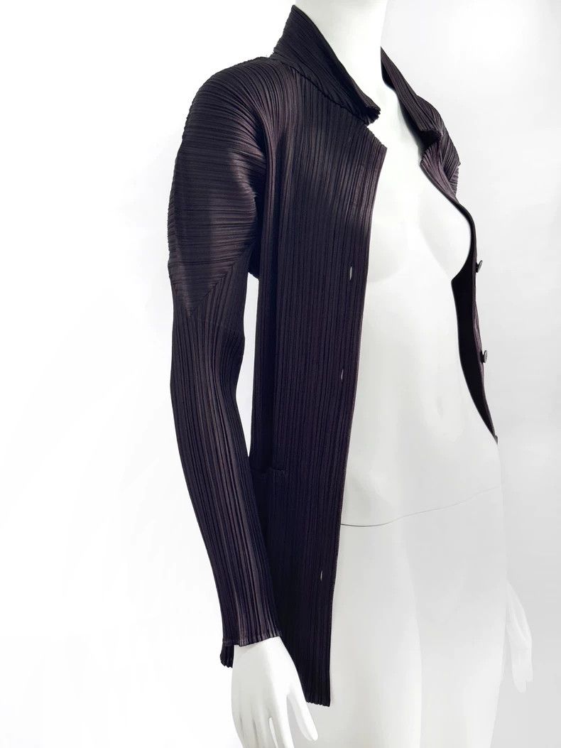 Issey Miyake Issey Miyake size:3 A greyish-purple pleated shirt Size M / US 6-8 / IT 42-44 - 8 Thumbnail