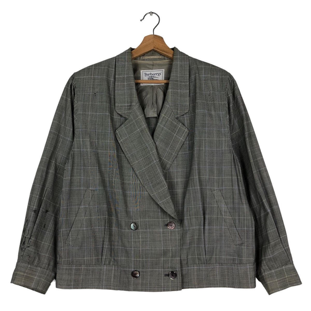 🔥Vintage Burberrys Bomber Jacket Tartan Design