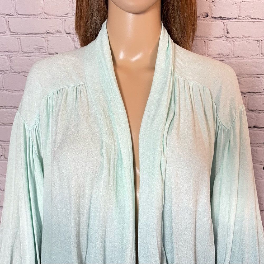 Young Fabulous & Broke NWT New Young Fabulous & Broke Carmen Green Ombre Tie Front Size XS / US 0-2 / IT 36-38 - 8 Thumbnail