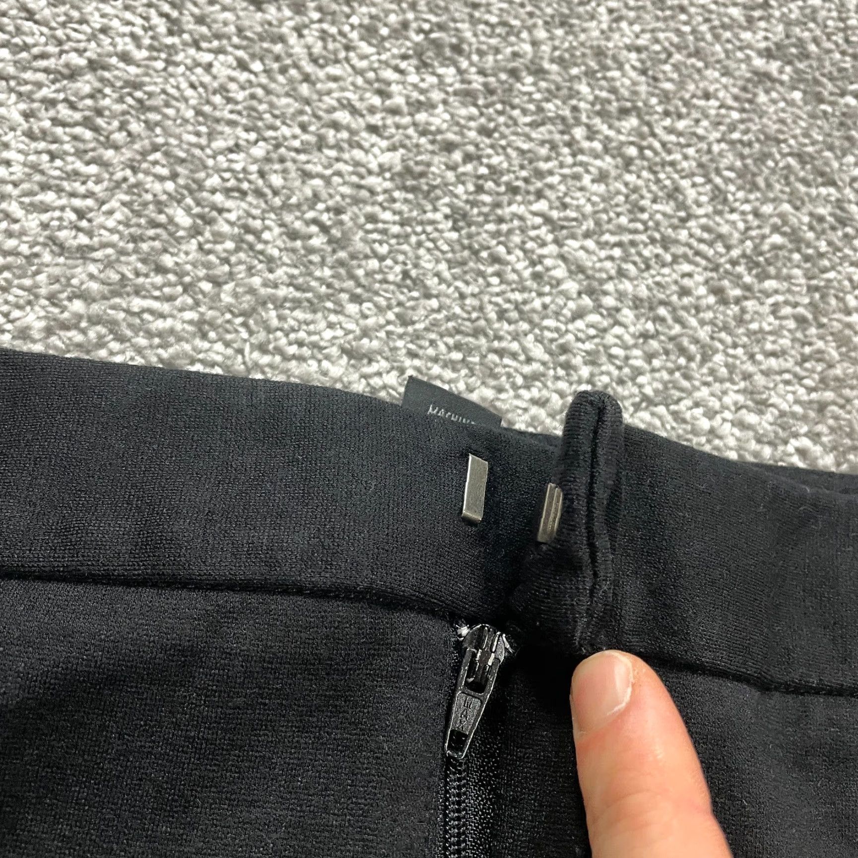 Vintage VINTAGE INC International Concepts Womens Pants Casual Tapered Fit Black Size 6 Stretch Size 28" / US 6 / IT 42 - 4 Thumbnail