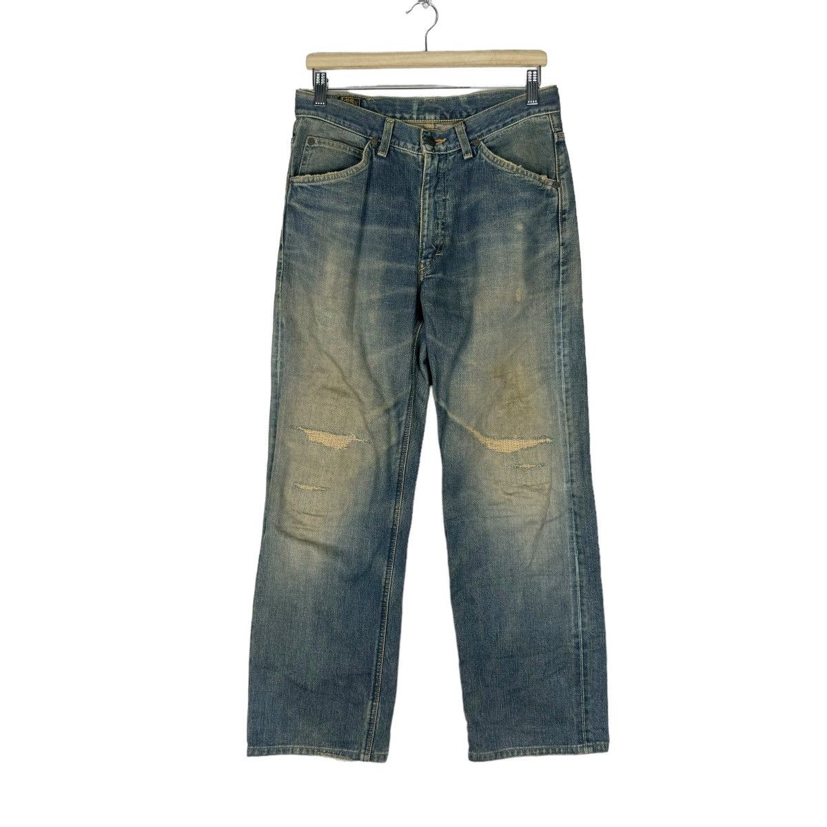 Lee ☀️VTG LEE SANFORIZED SELVEDGE DENIM JEANS PANTS Size US 30 / EU 46 - 2 Thumbnail